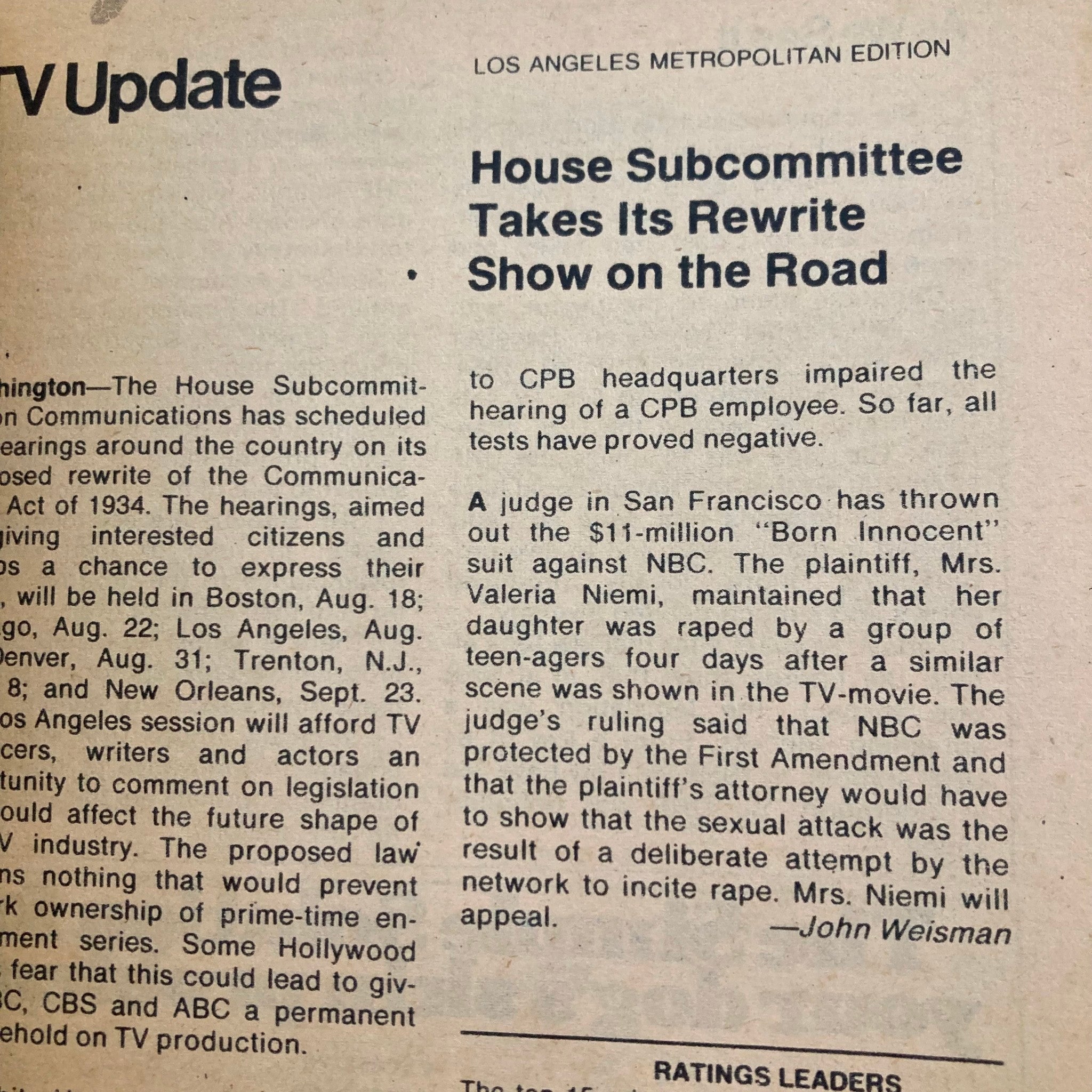 TV Guide Magazine August 19 1978 #1325 Sports on TV LA Metro Ed. No Label