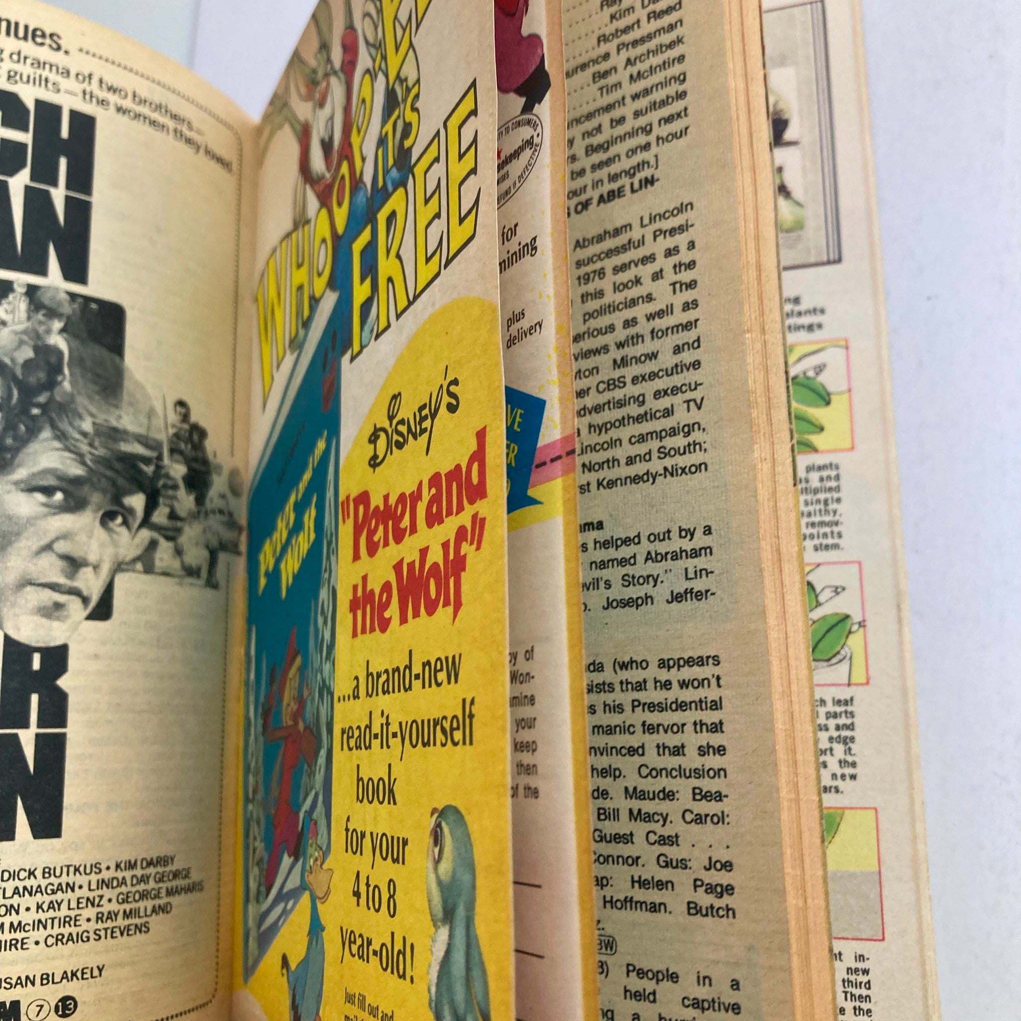 TV Guide Magazine January 31 1976 displaying an advertisement for Disney's 'Peter and the Wolf' and television listings, capturing the nostalgic essence of 1970s entertainment.