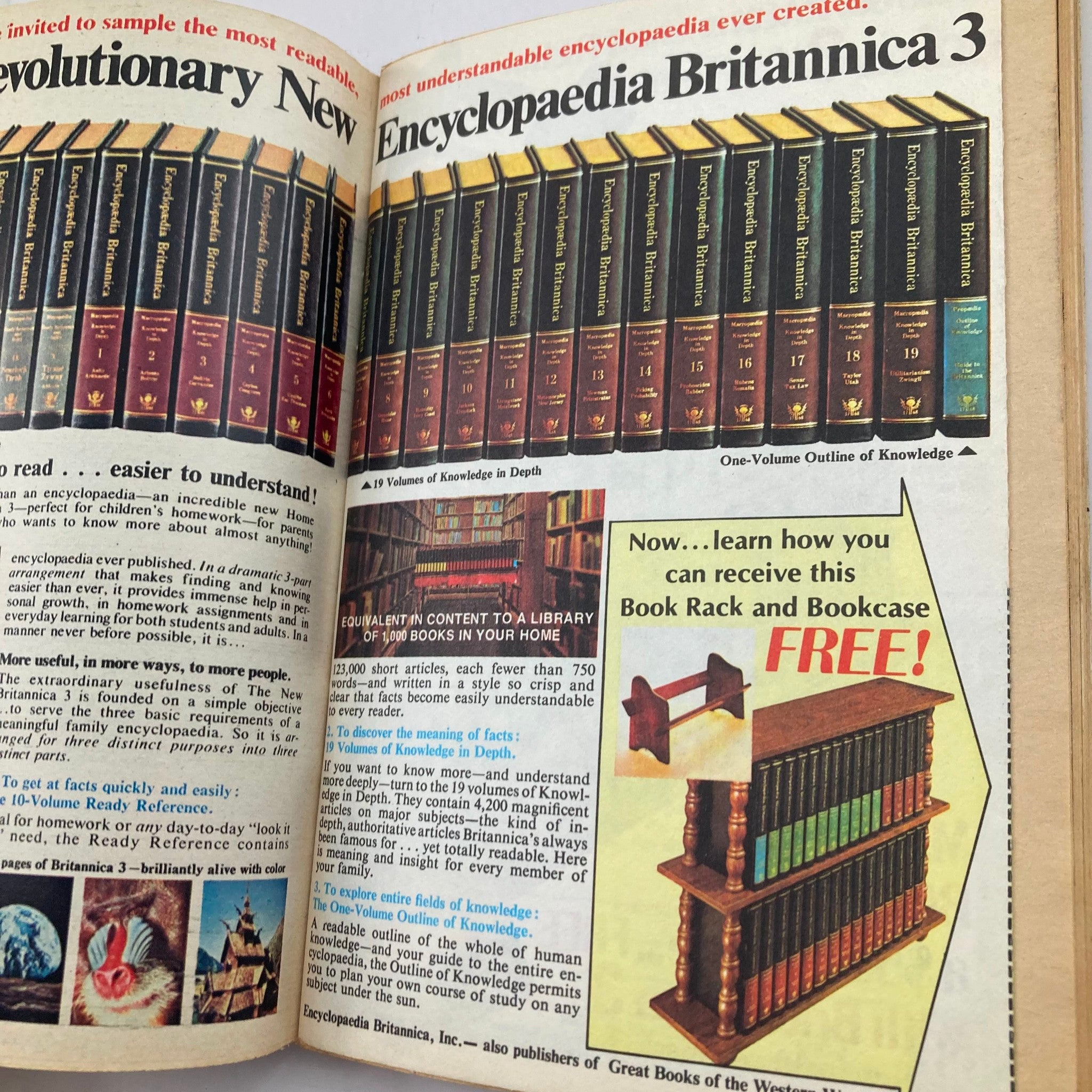 TV Guide Magazine May 20 1978 #1312 displays an advertisement for Encyclopaedia Britannica, emphasizing its readability for children and families with beautifully arranged book volumes.