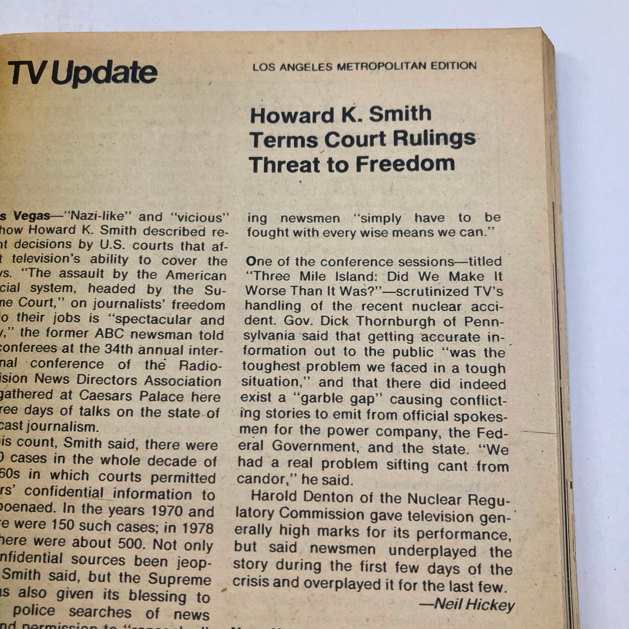 TV Guide Magazine September 22 1979 #1382 Carroll O'Connor LA Metro Ed.