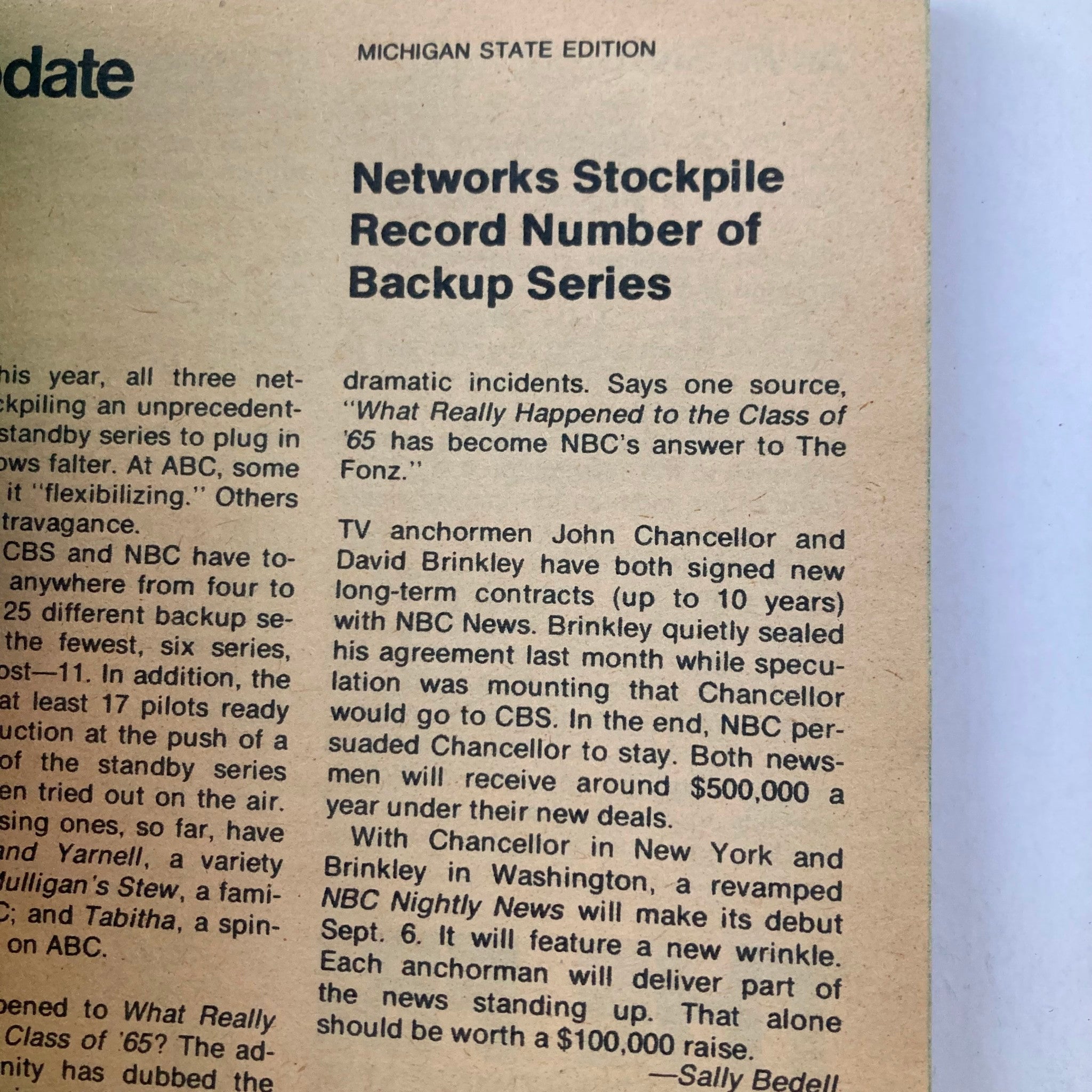 TV Guide Magazine July 23 1977 #1269 Public TV in Turmoil MI State Ed.