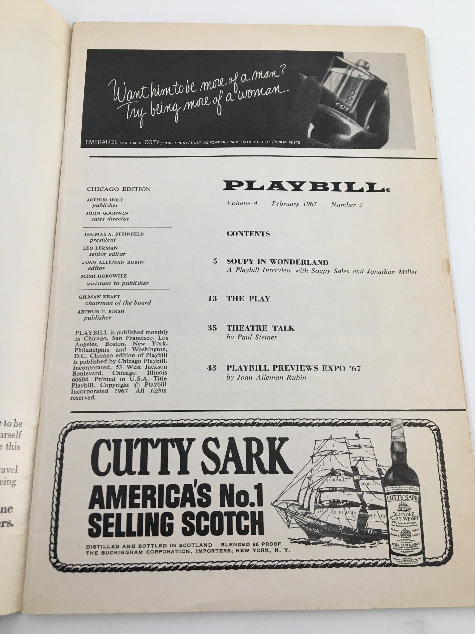 1967 Playbill Shubert Theatre William Roderick, Robert Fields in Marat de Sade