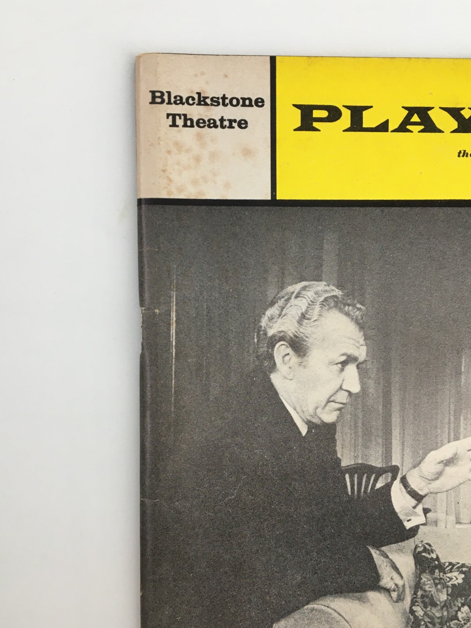 1968 Playbill Blackstone Theatre Forrest Tucker, Betty Garrett in Plaza Suite