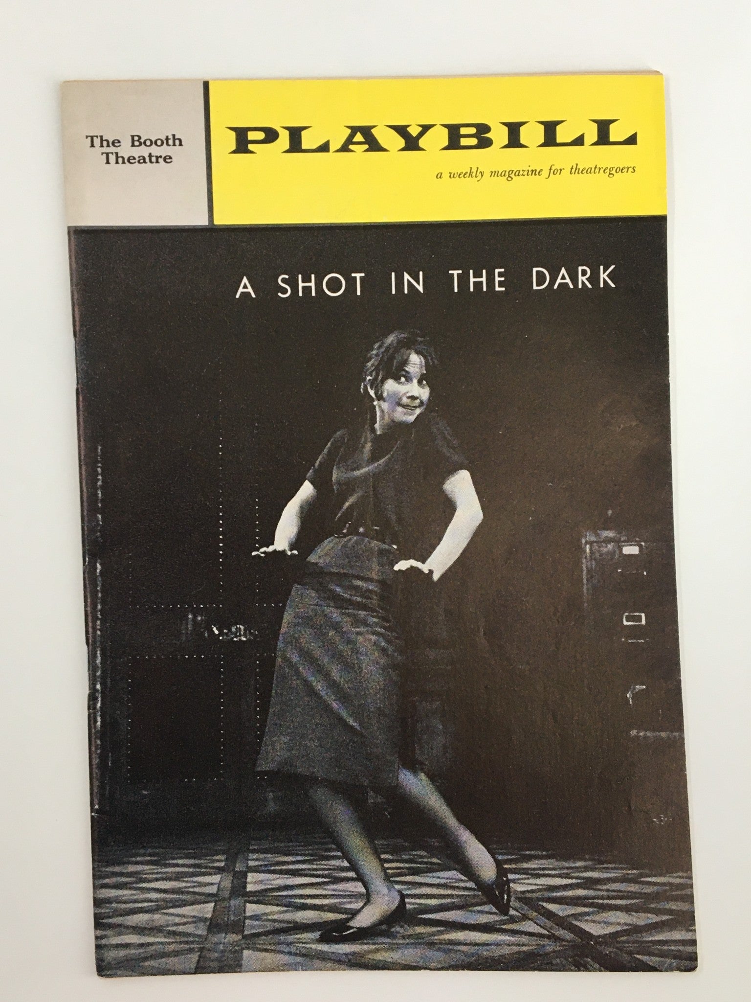 1961 Playbill The Booth Theatre Julie Harris in A Shot In The Dark