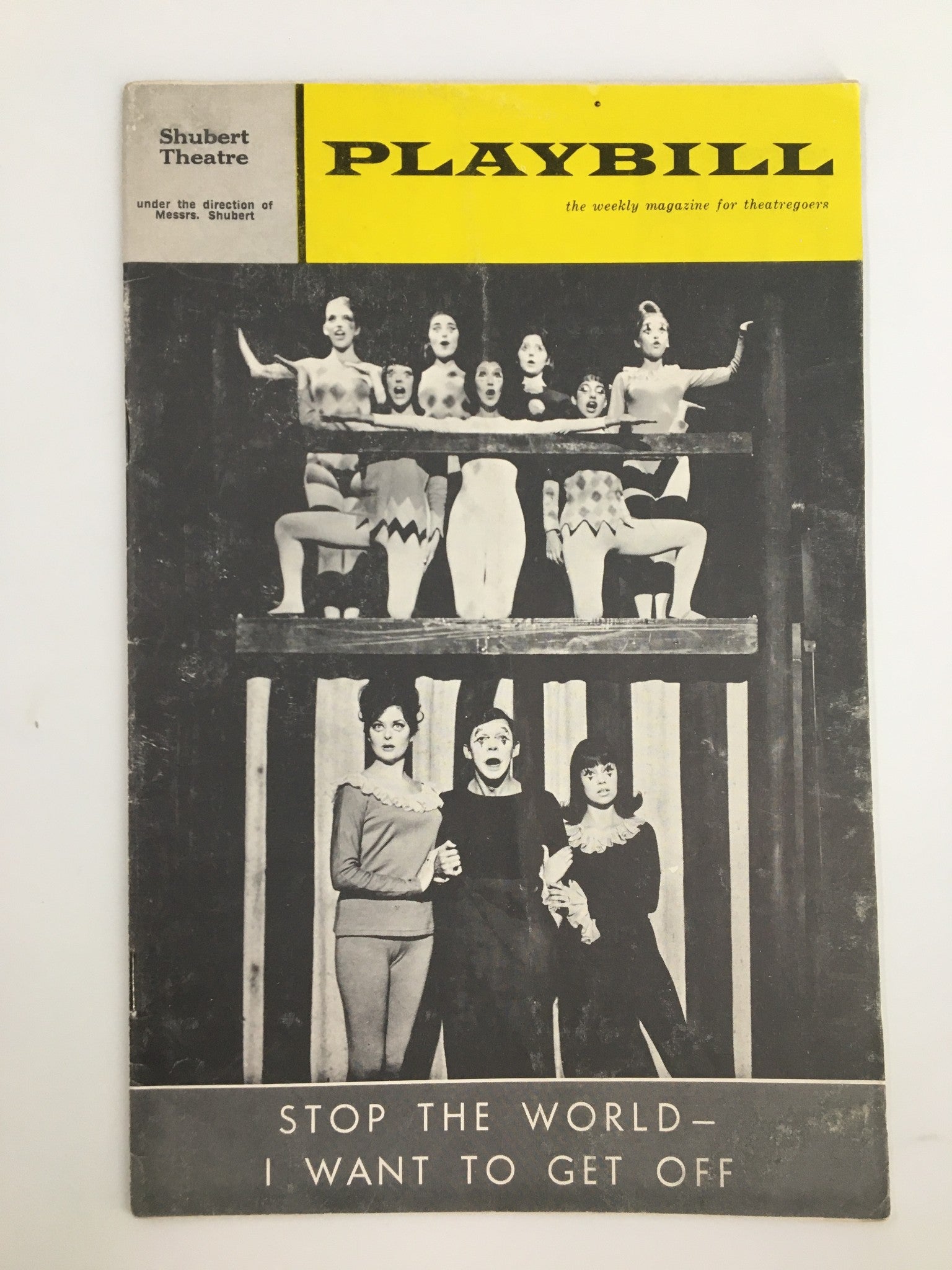 1963 Playbill Shubert Theatre Kenneth Nelson Stop The World - I Want To Get Off