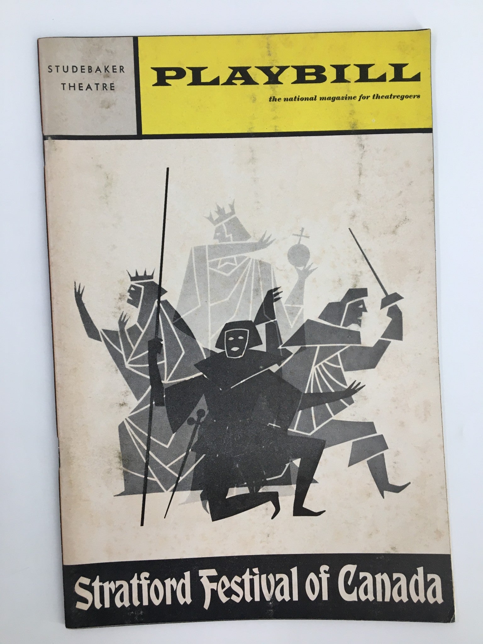 1969 Playbill Studebaker Theatre Stratford Festival of Canada Alchemist & Hamlet