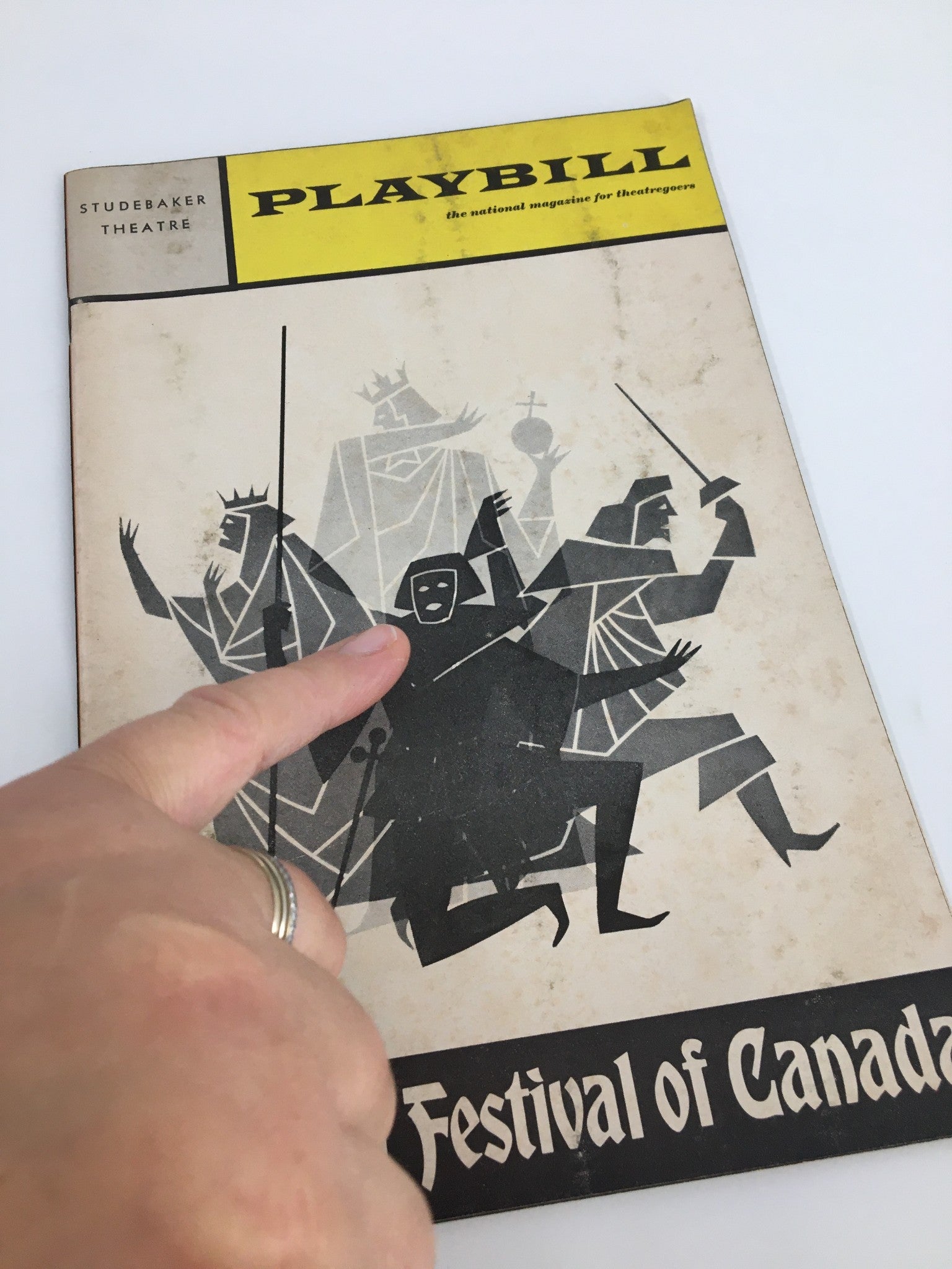 1969 Playbill Studebaker Theatre Stratford Festival of Canada Alchemist & Hamlet