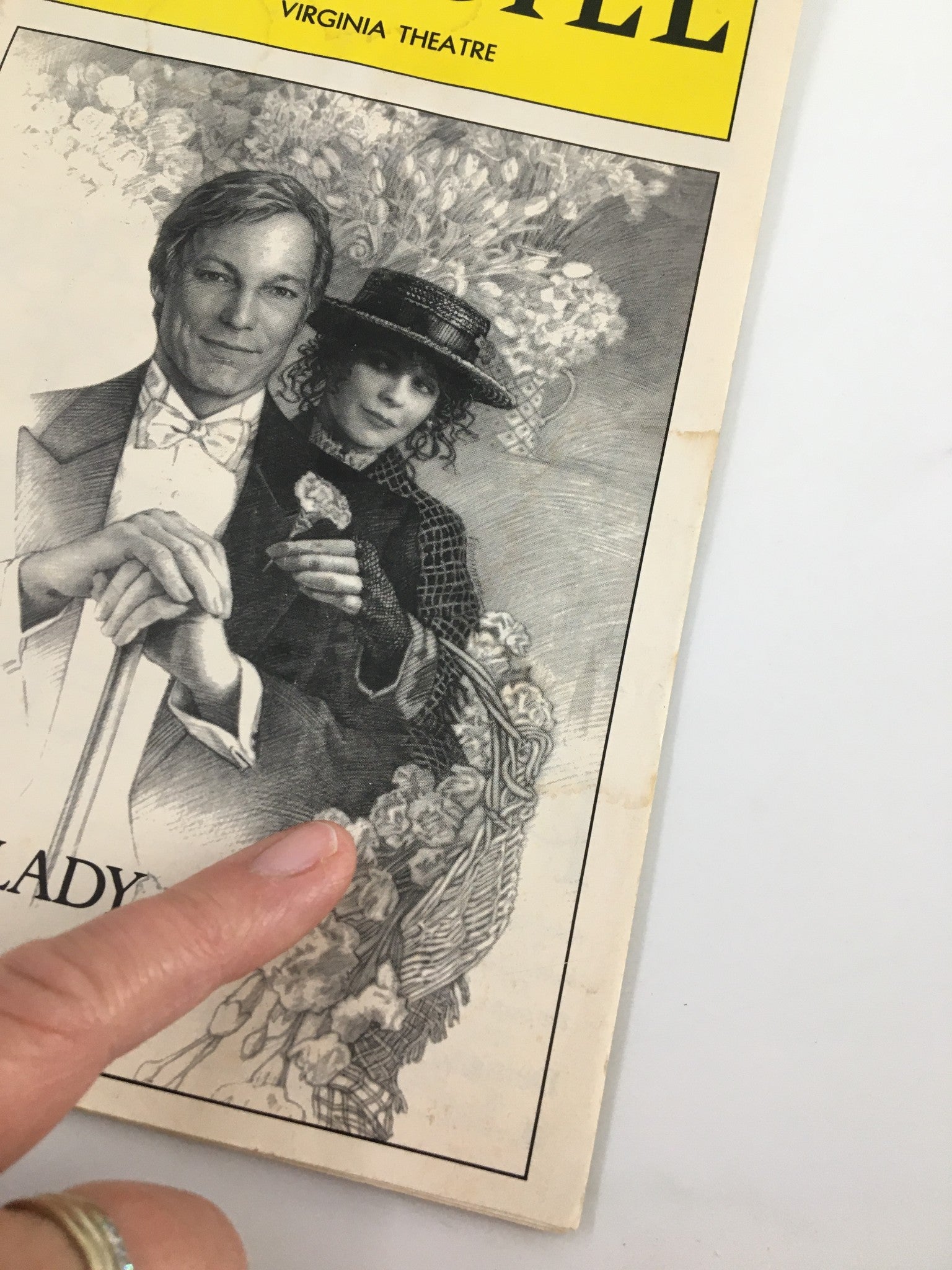 1994 Playbill Virginia Theatre Richard Chamberlain in My Fair Lady