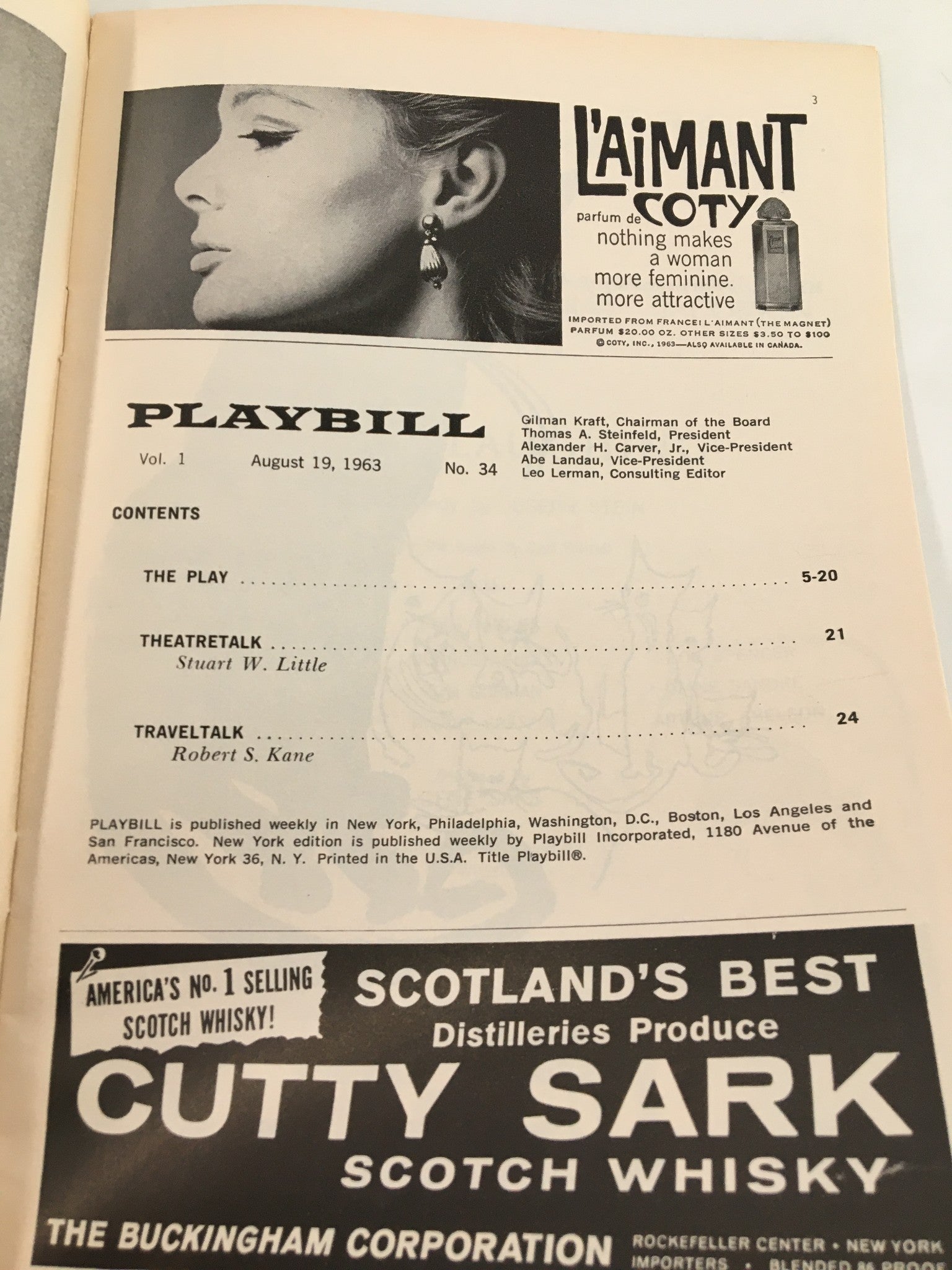 1963 Playbill Henry Miller's Theatre Sylvia Sidney in Enter Laughing