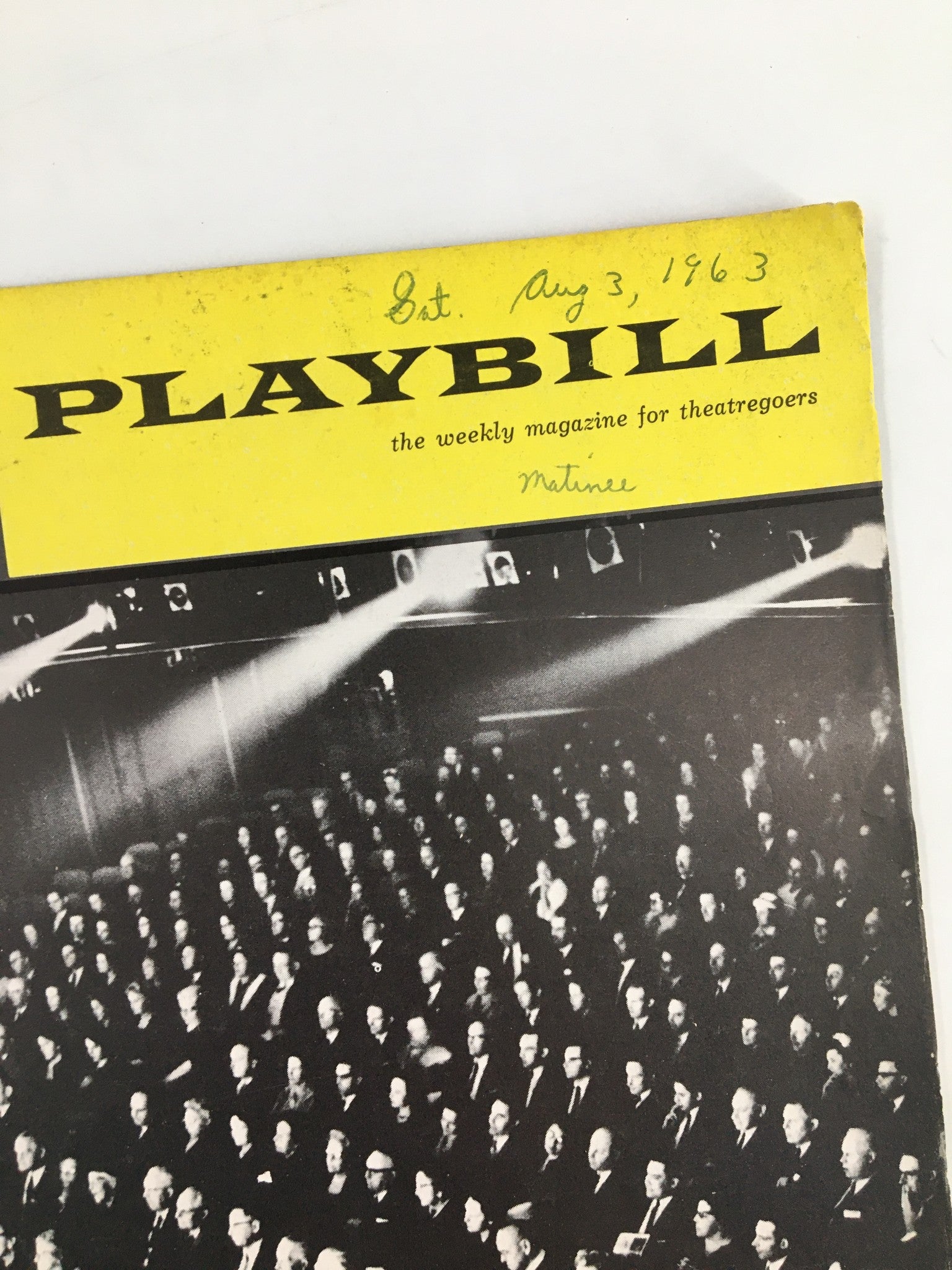 1963 Playbill Sam S. Shubert Theatre Stop The World - I Want To Get Off