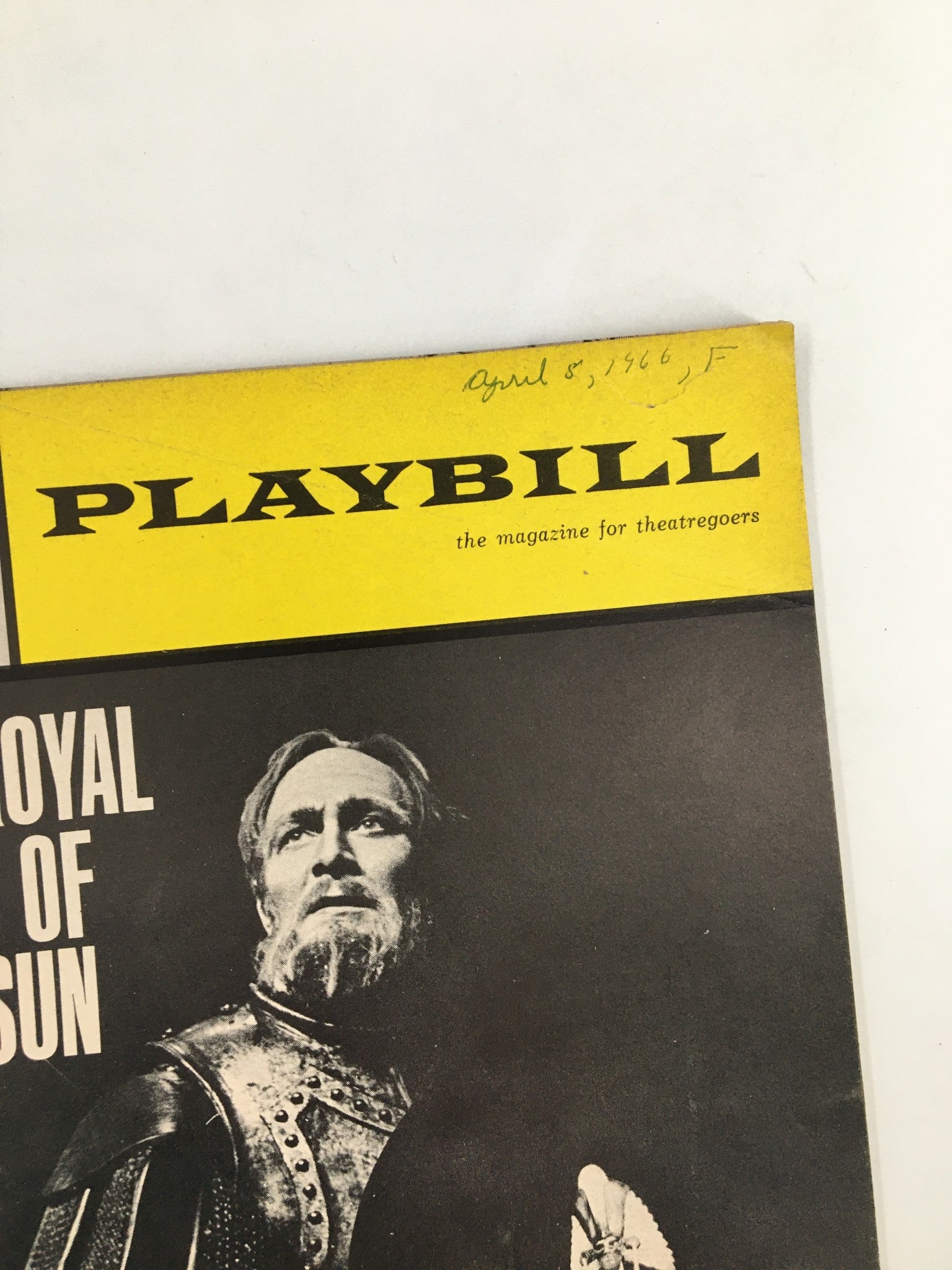 1966 Playbill Anta Theatre David Carradine in The Royal Hunt of the Sun