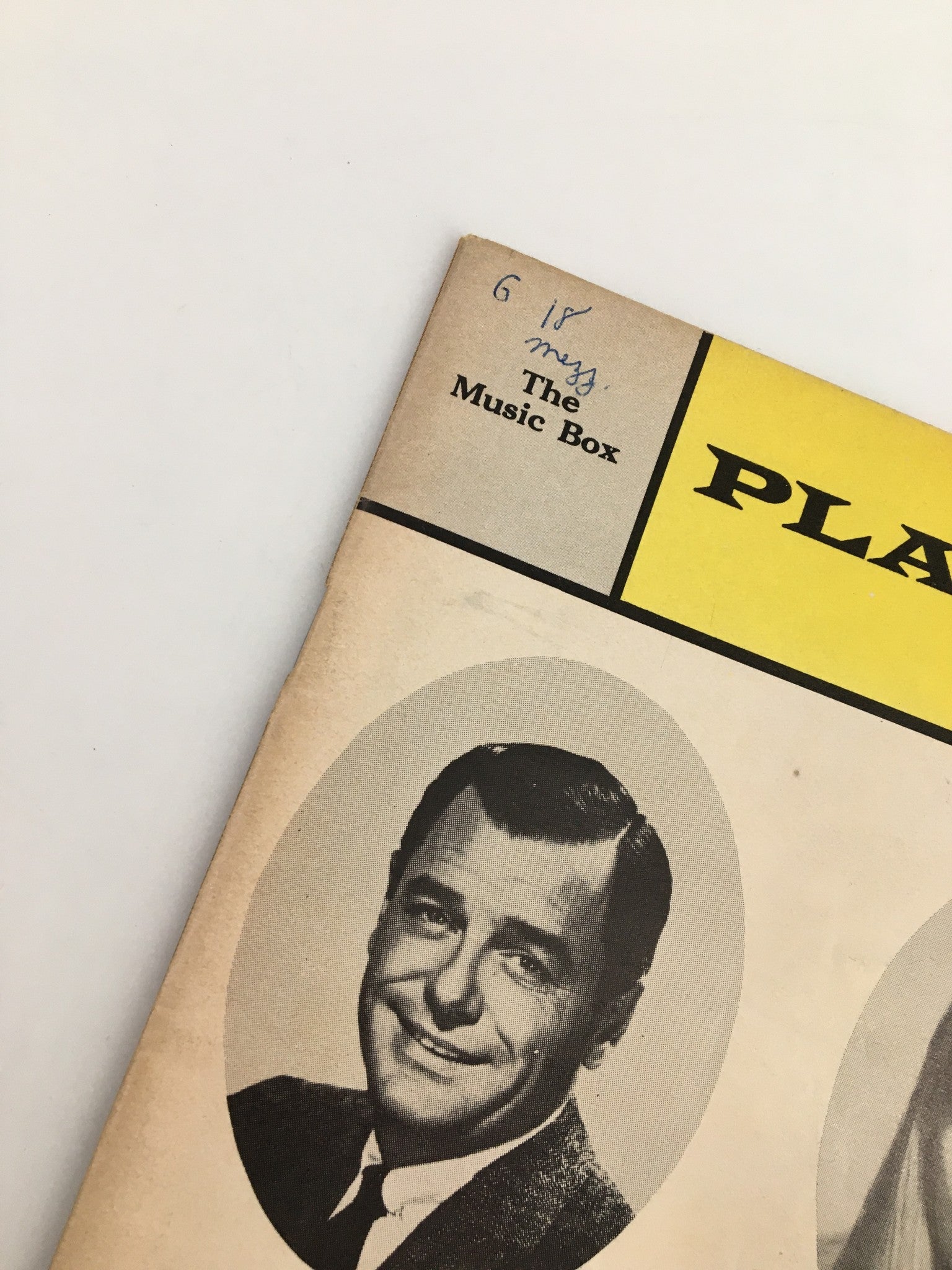 1968 Playbill The Music Box Gig Young in There's A Girl In My Soup