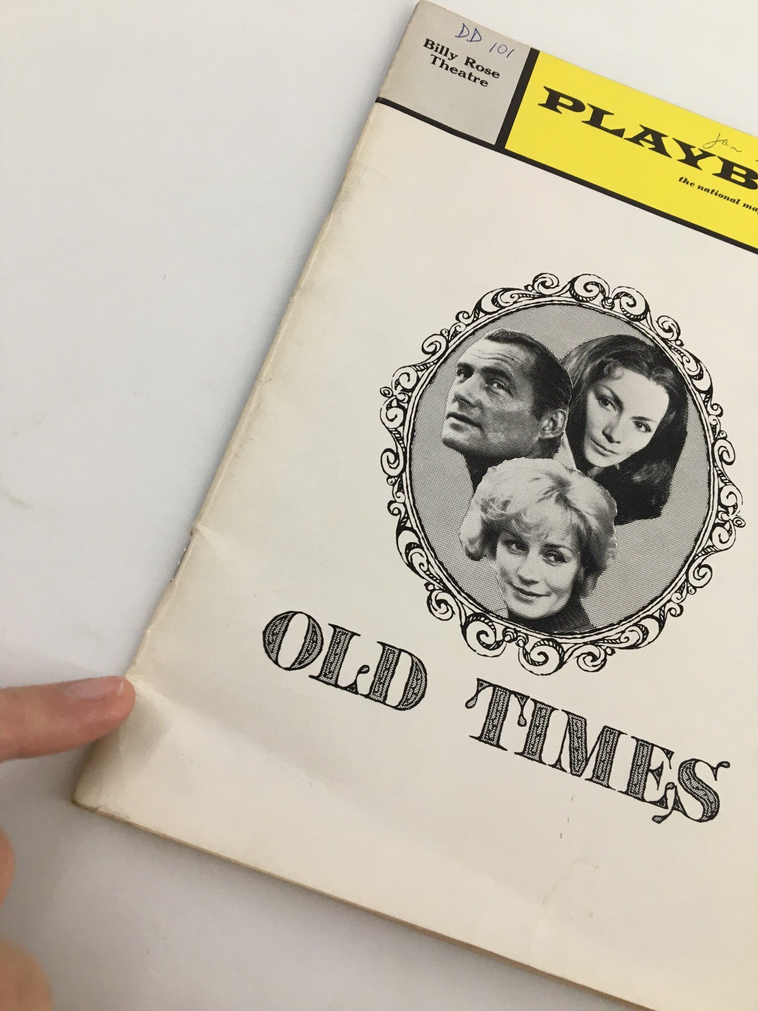 1972 Playbill Billy Rose Theatre Robert Shaw in Harold Pinter's 'Old Times'