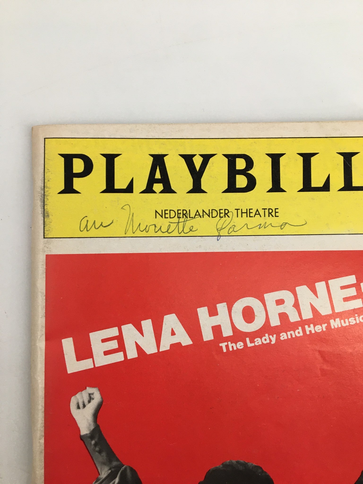 1982 Playbill Nederlander Theatre Lena Horne The Lady and Her Music