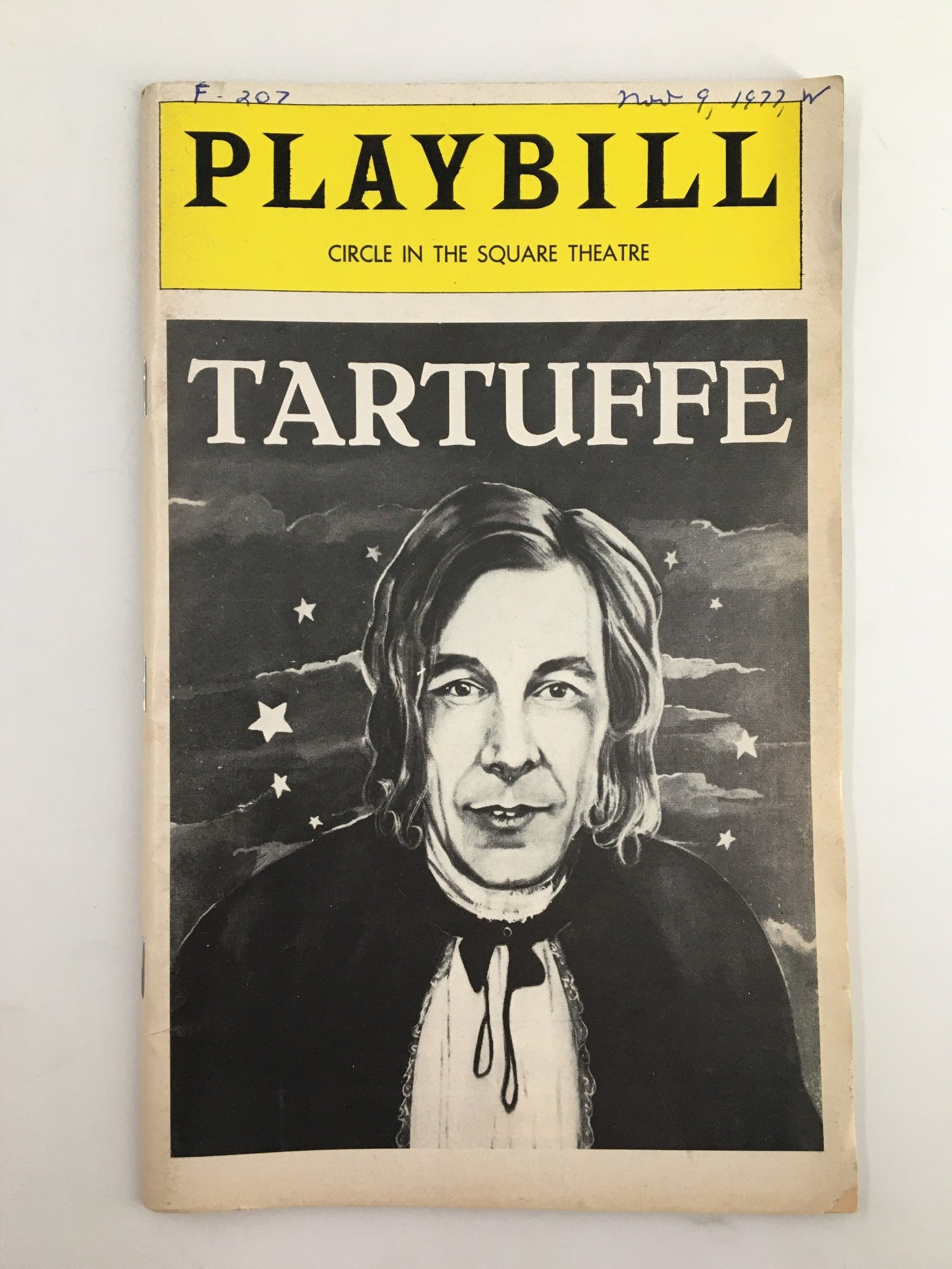 1977 Playbill Circle in the Square Theatre John Wood in Moliere's Tartuffe