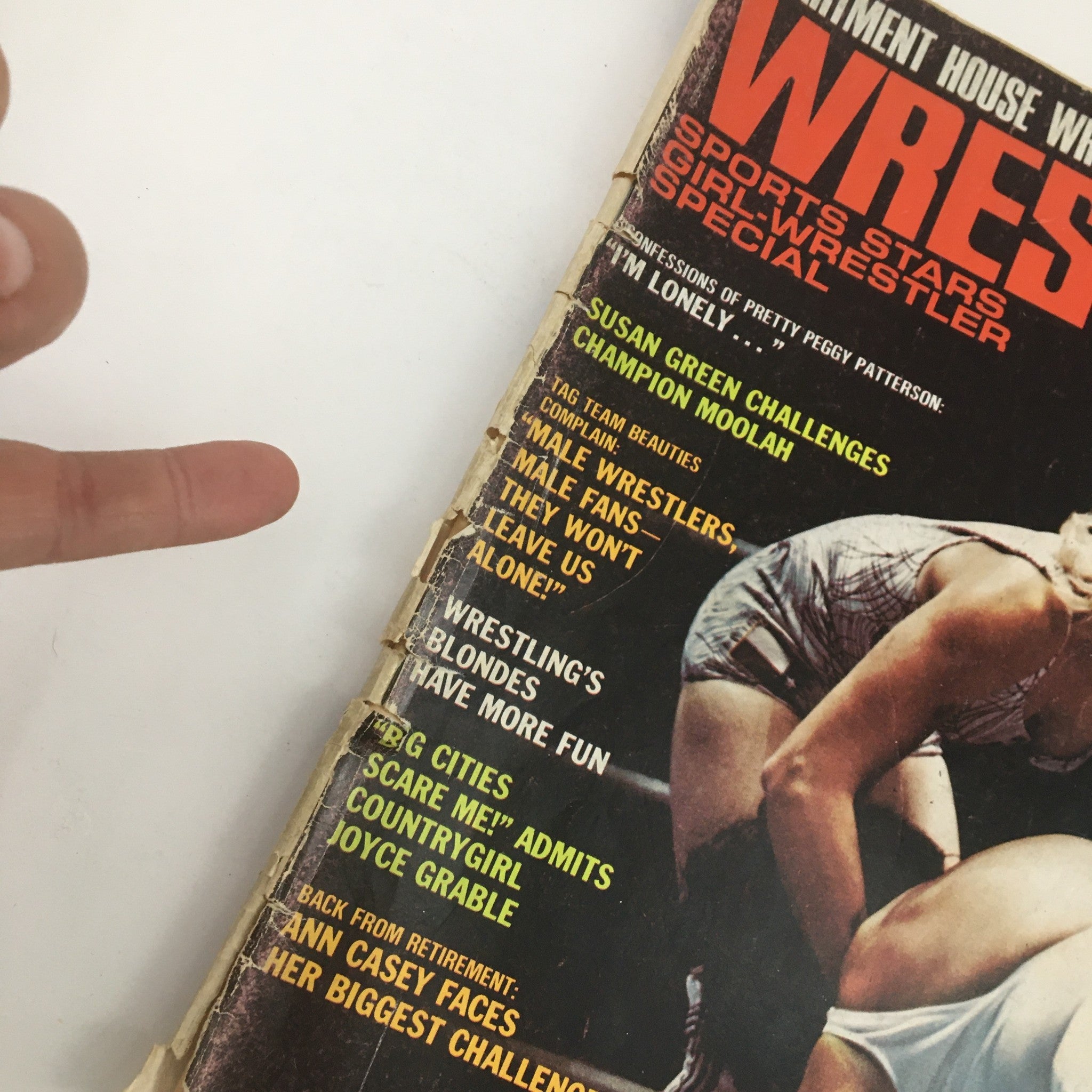 Wrestling Sports Star Girl-Wrestler Special 1976 Susan Green vs Moolah No Label