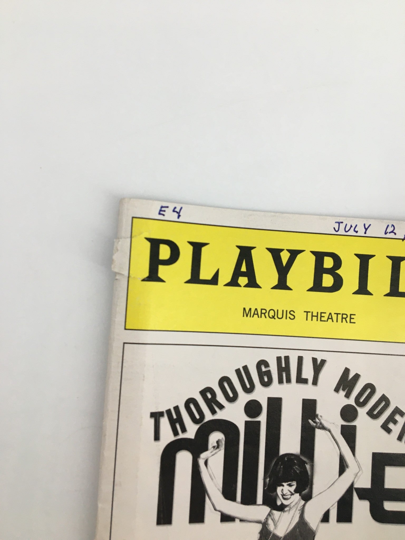 2003 Playbill Marquis Theatre Whoopi Goldberg in Thoroughly Modern Milllie