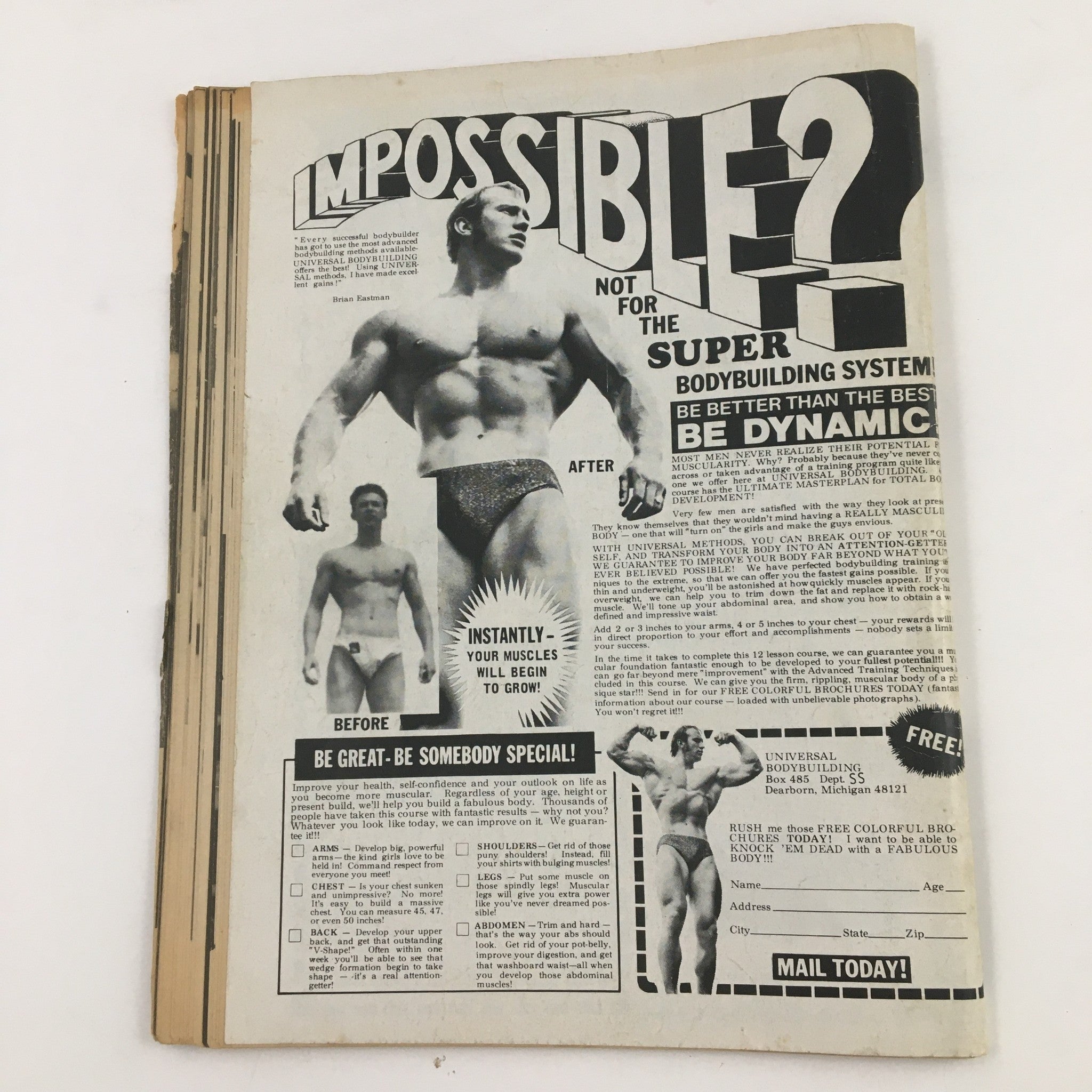 Wrestling Sports Stars Magazine February 1975 Gorilla Moonson, Bruno Sammartino