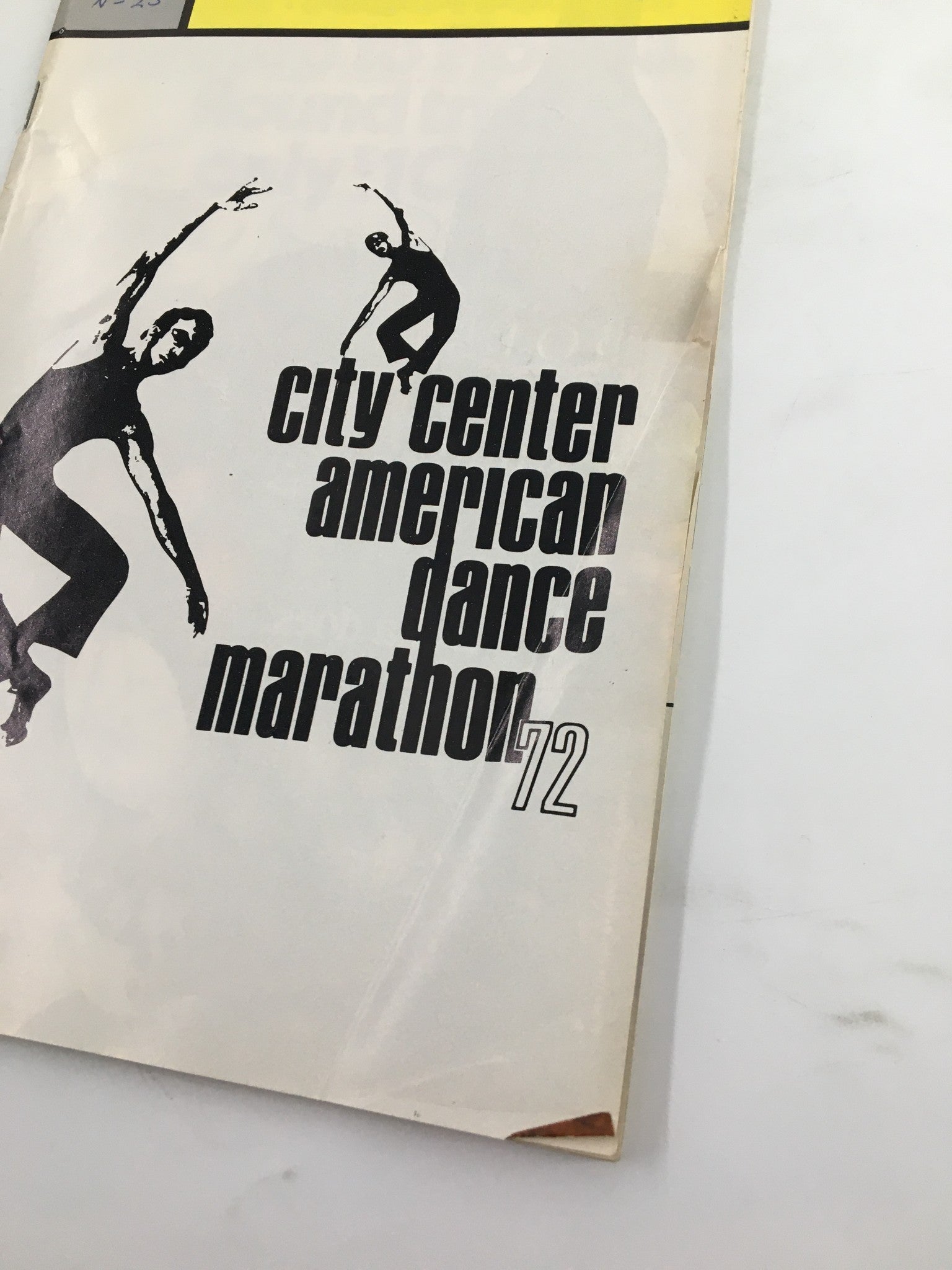 1972 Playbill Anta Theatre City Center American Dance Marathon '72