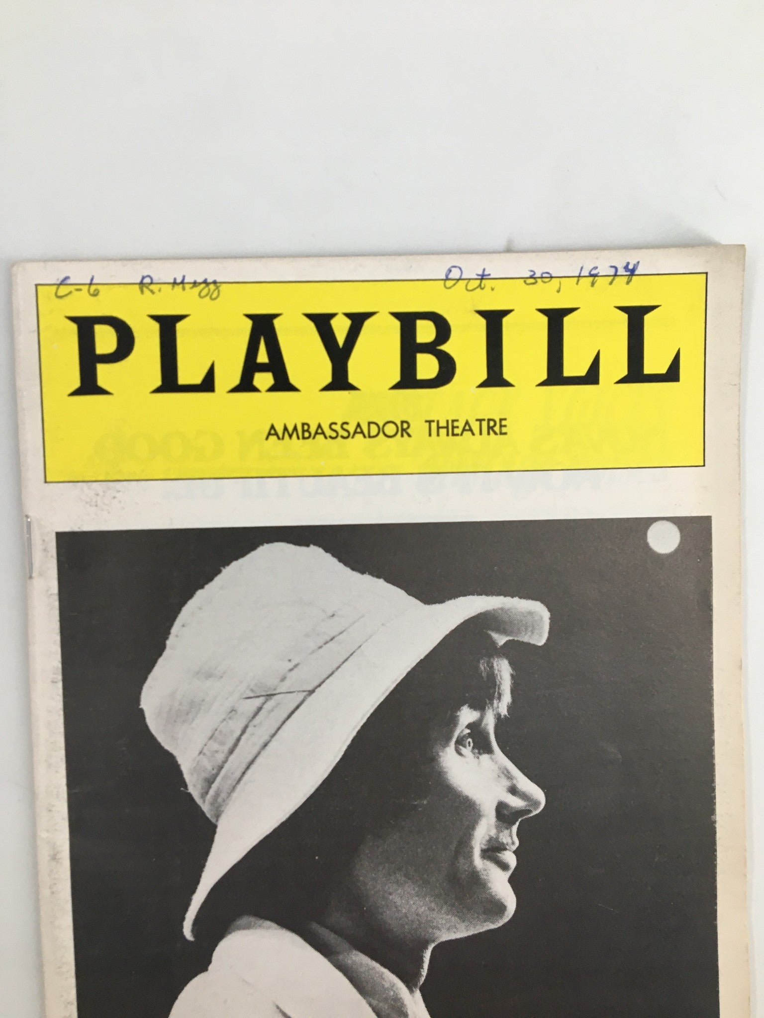 1974 Playbill Ambassador Theatre Jim Dale, Gavin Reed in Scapino