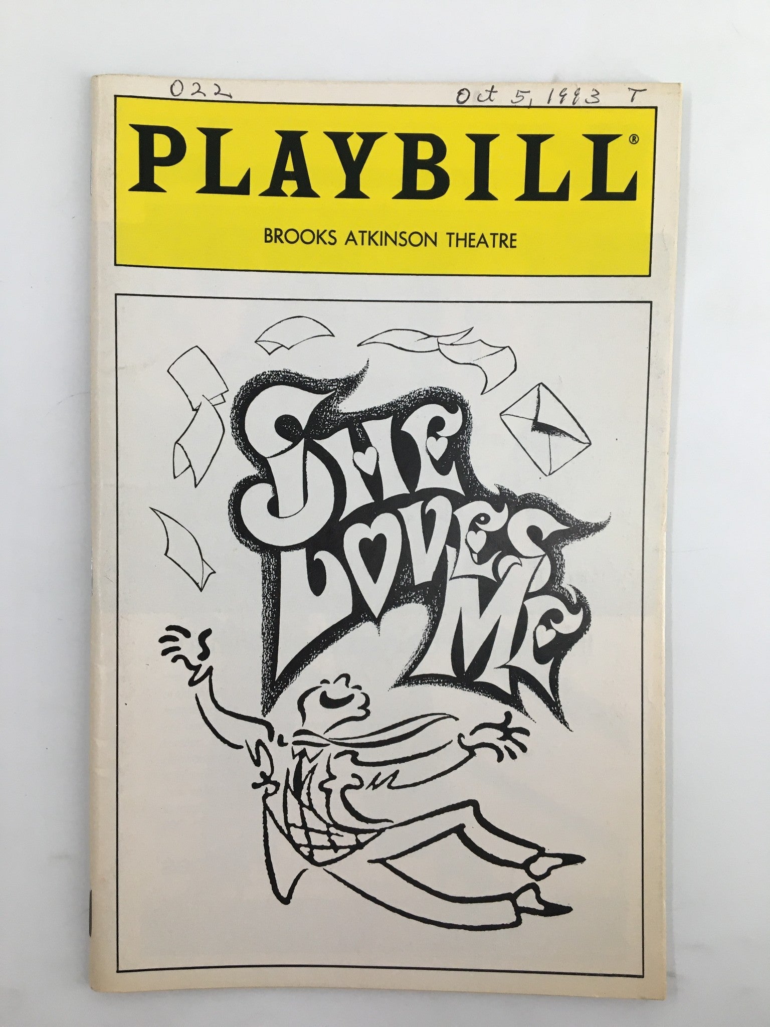 1993 Playbill Brooks Atkinson Theatre Boyd Gaines, Sally Mayes in She Loves Me