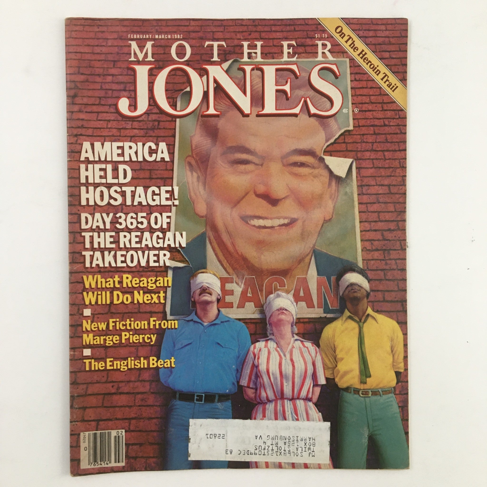 Mother Jones Magazine February 1982 What Will Ronald Reagan Do Next