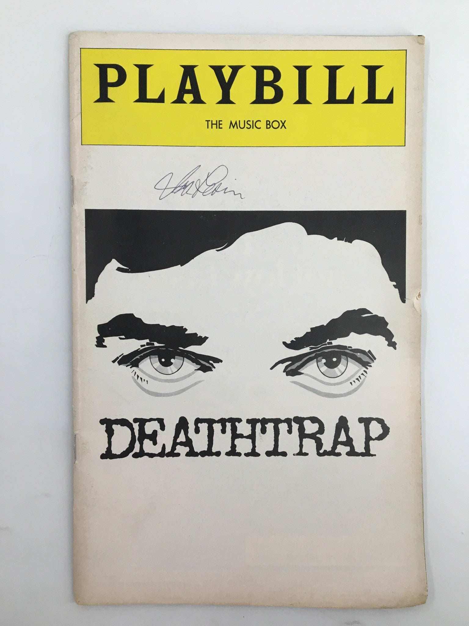 1978 Playbill The Music Box John Wood, Marian Selders in Ira Levin's Deathtrap