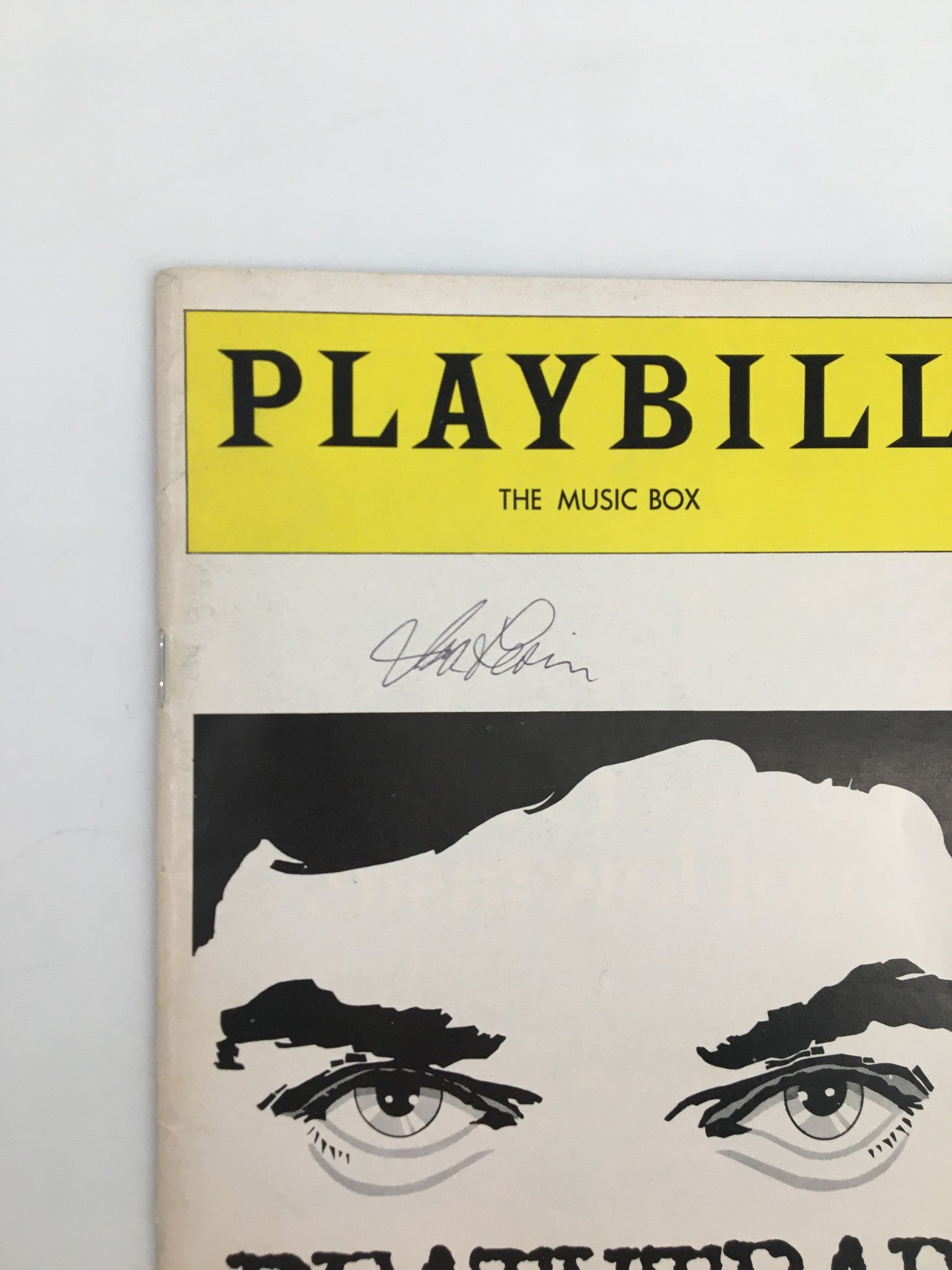 1978 Playbill The Music Box John Wood, Marian Selders in Ira Levin's Deathtrap