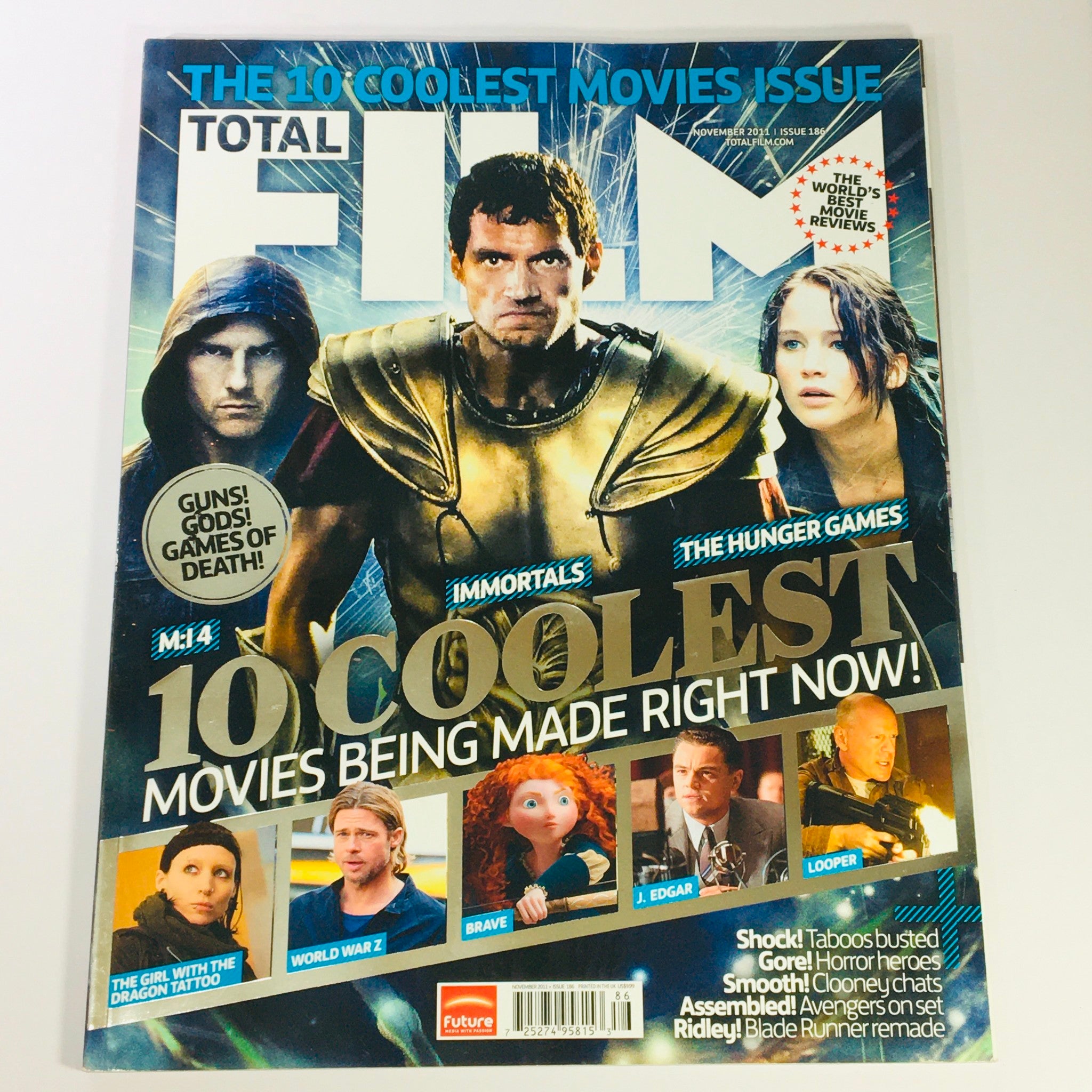 Total Film Magazine November 2011 #186 - Tom Cruise, Jenifer Lawrence UK Import