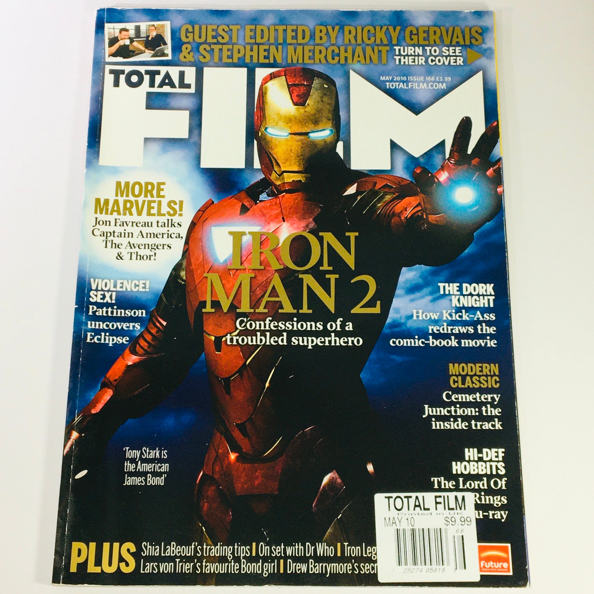 Total Film Magazine May 2010 #166 Robert Downey Jr. in Ironman 2 UK Import