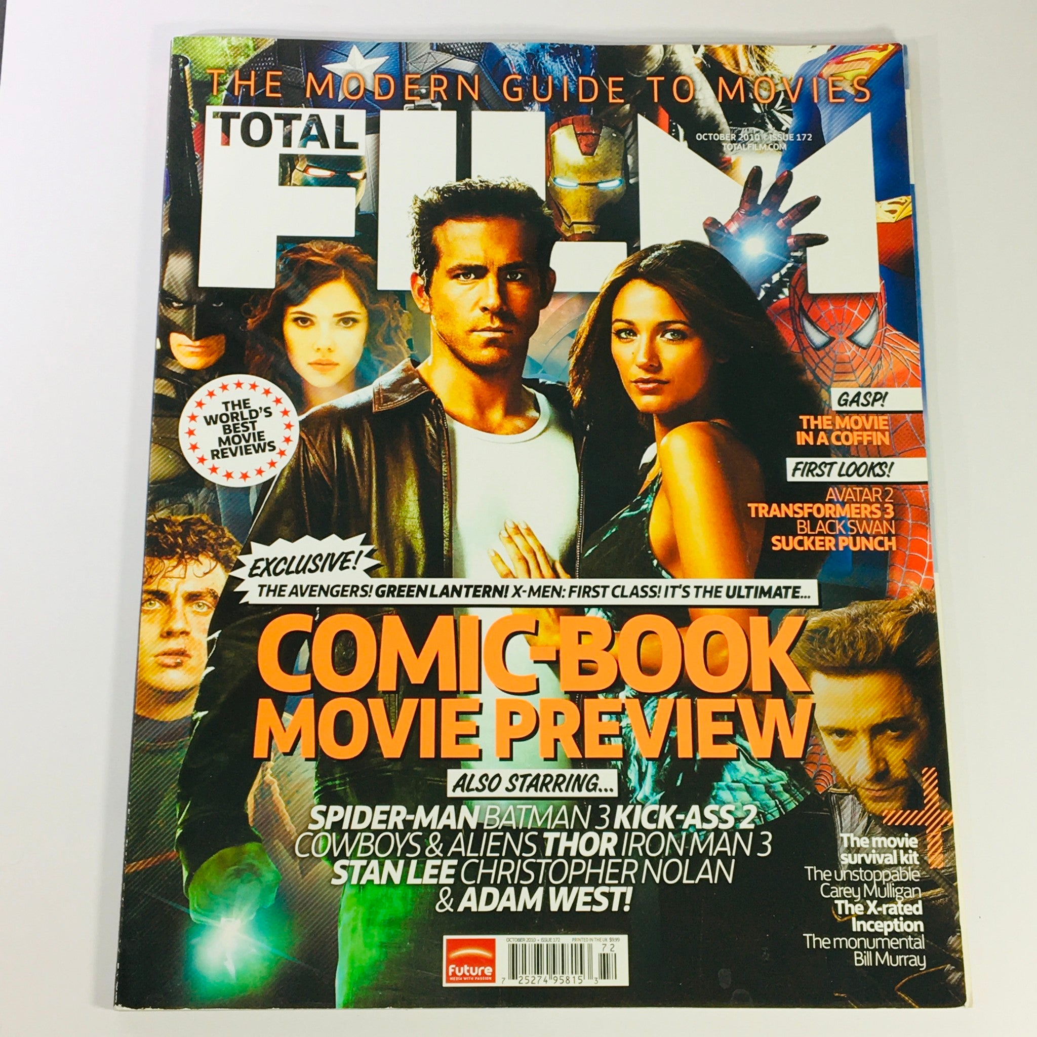 Total Film Magazine October 2010 #172 Ryan Reynolds, Blake Lively UK Import