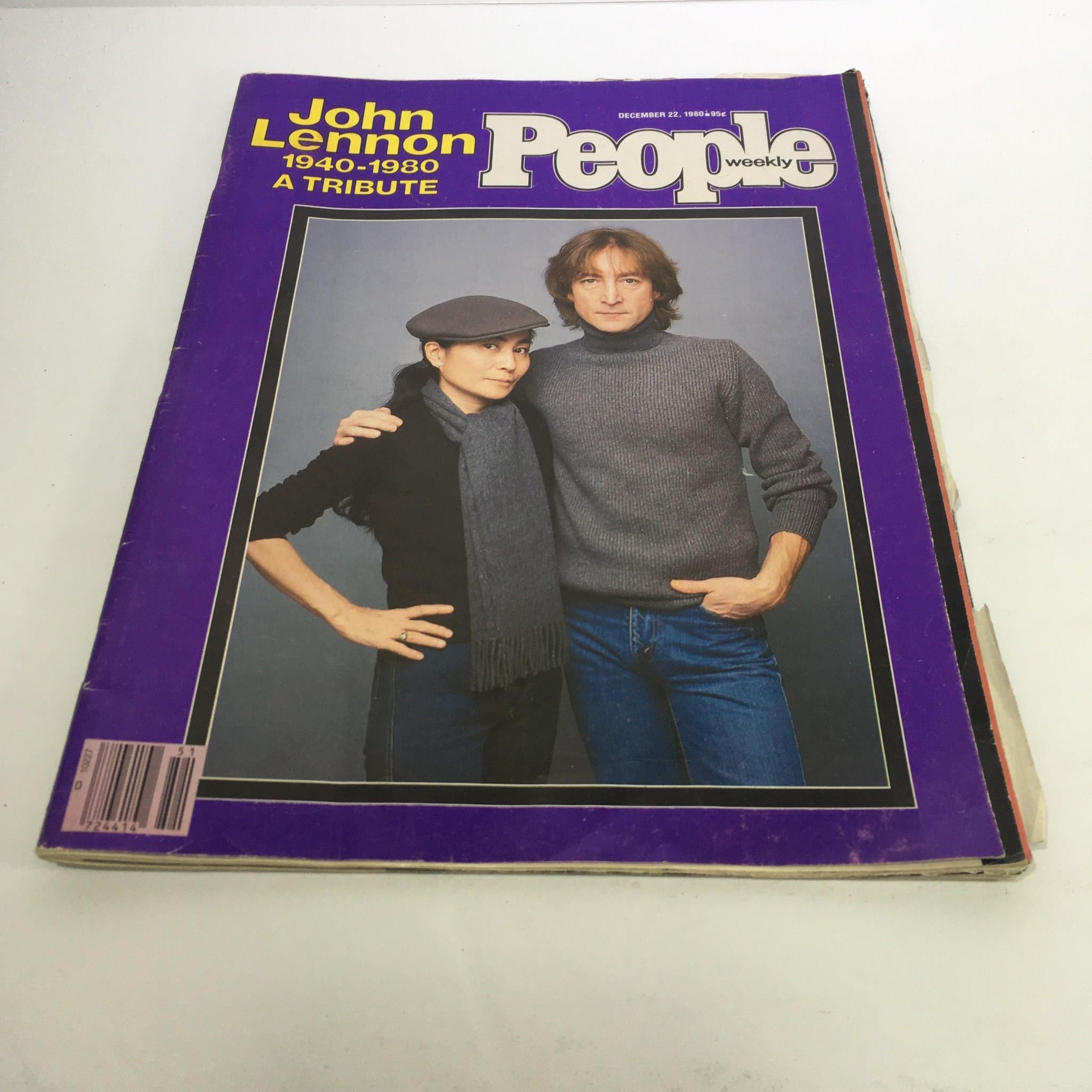 People Magazine December 22 1980 A Tribute to John Lennon 1940 - 1980