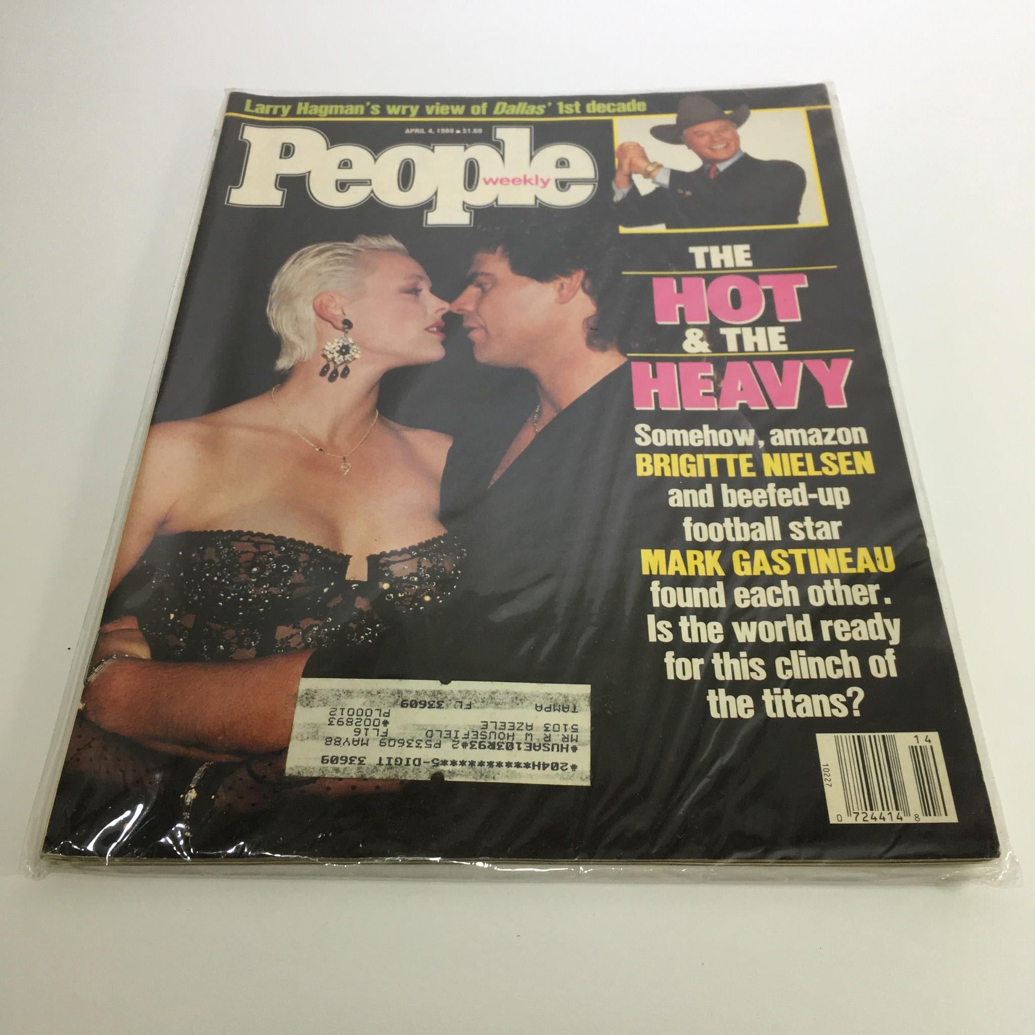 People Magazine April 4 1988 Brigitte Nielsen & Mark Gastineau Found Each Other