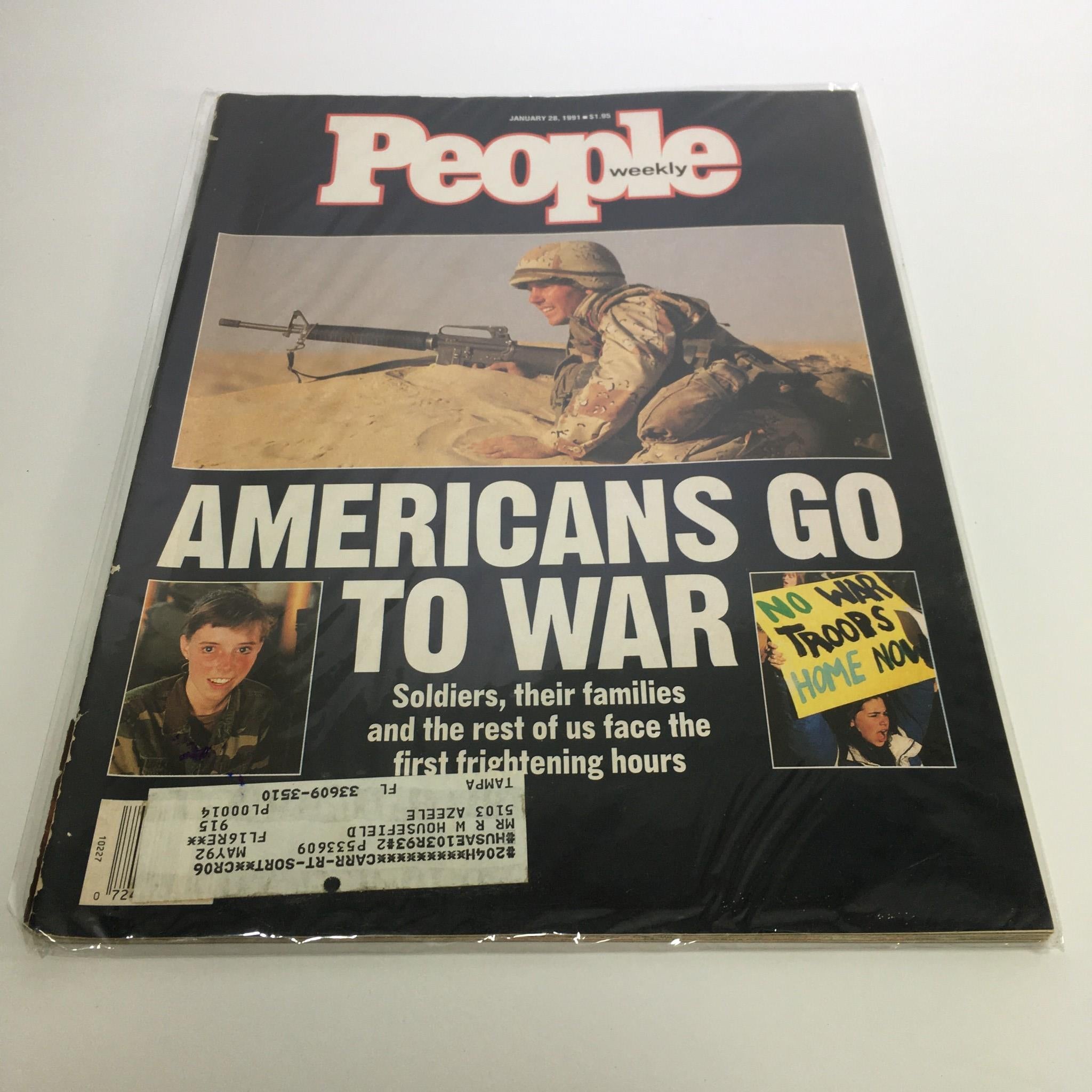 People Magazine January 28 1991 Americans Go to War & The 1st Frightening Hours