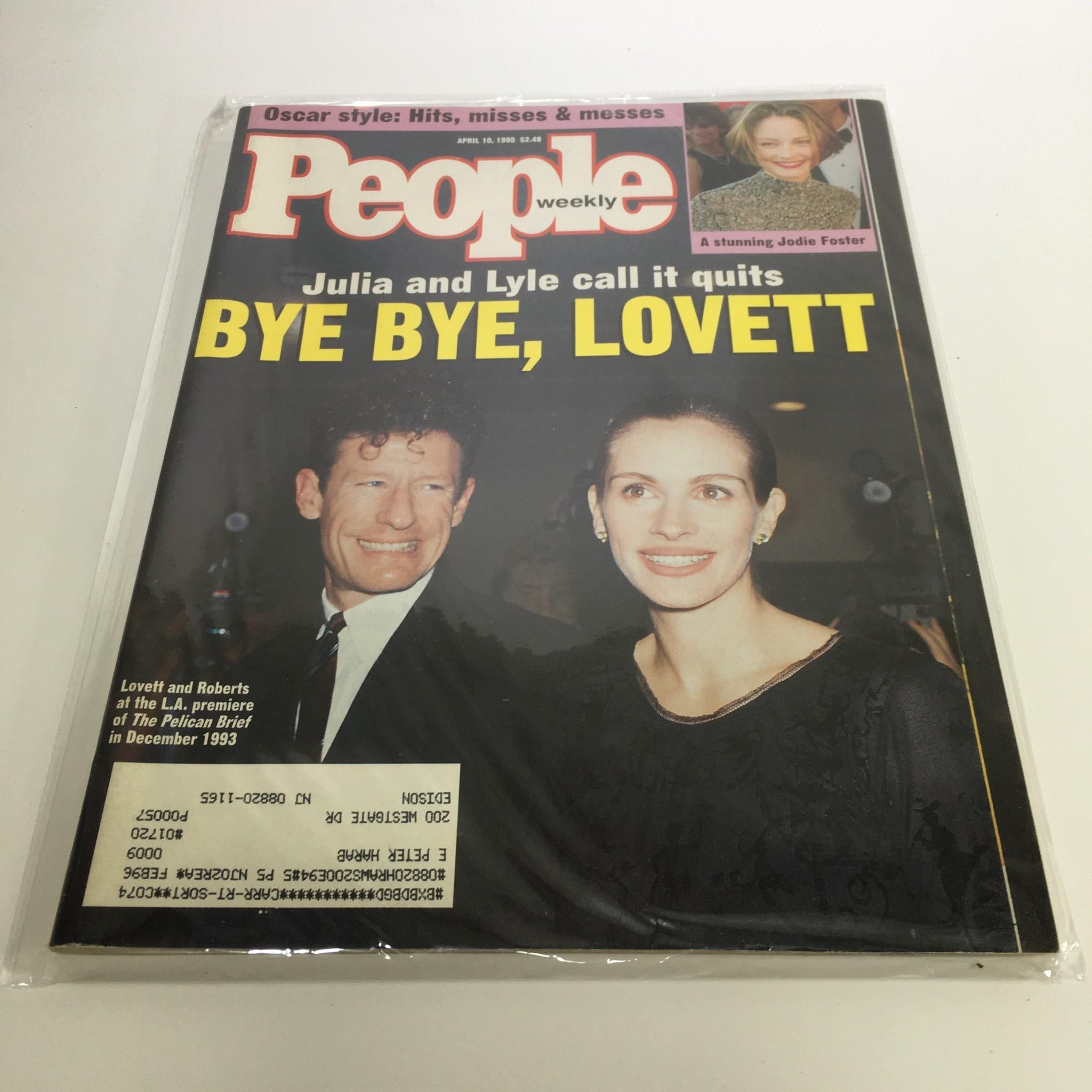 People Magazine April 10 1995 Julia and Lyle Call it Quits So Bye Bye Lovett