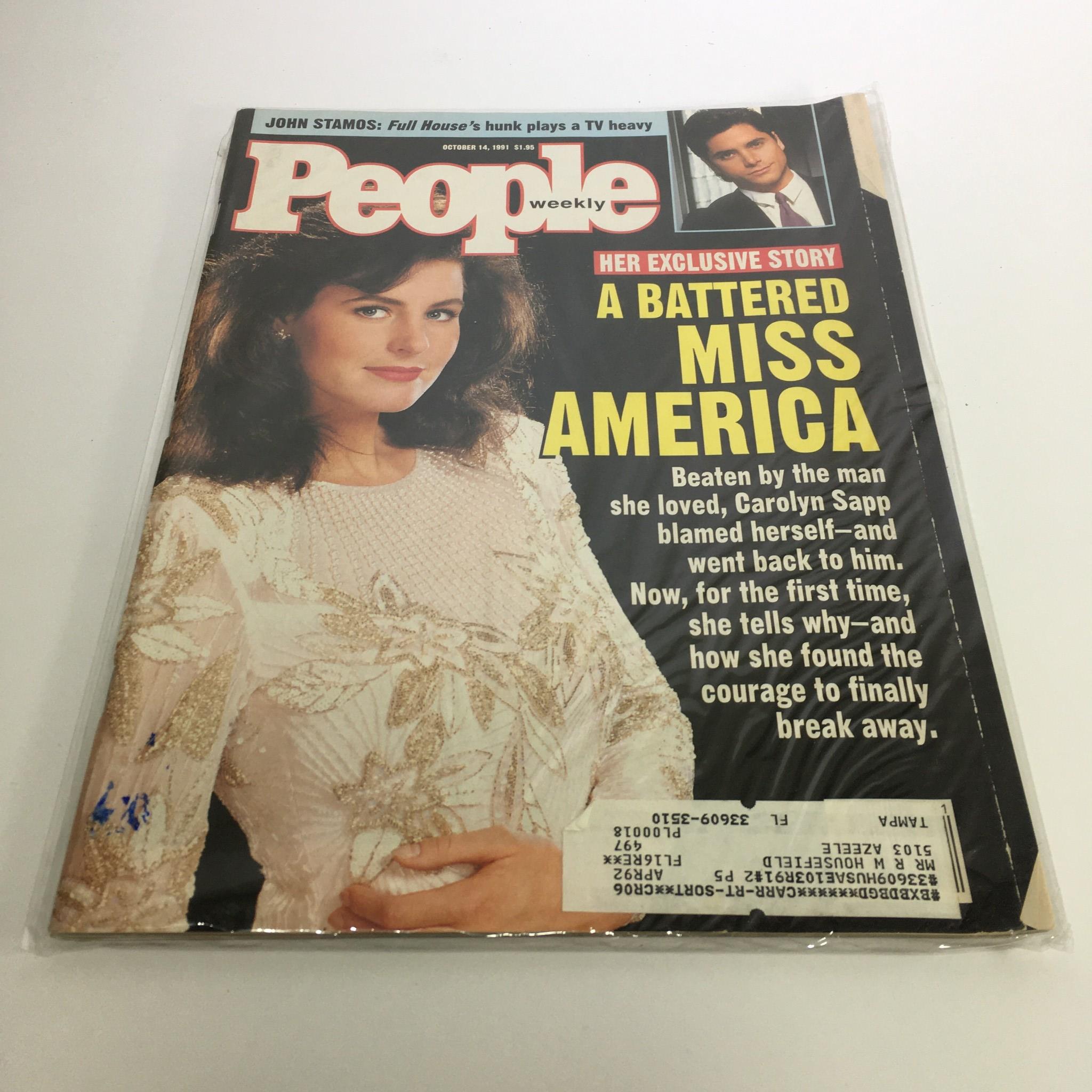 People Magazine October 14 1991 A Batter Miss America Carolyn Sapp Feature