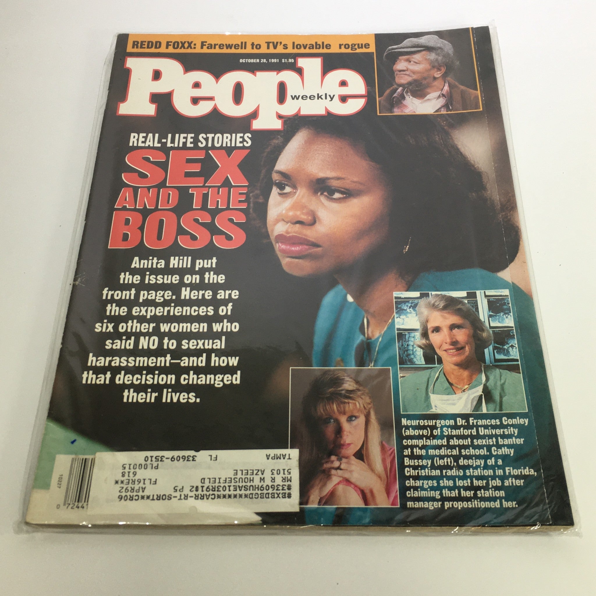 People Magazine October 28 1991 Real-Life Stories Sex and the Boos Anita Hill