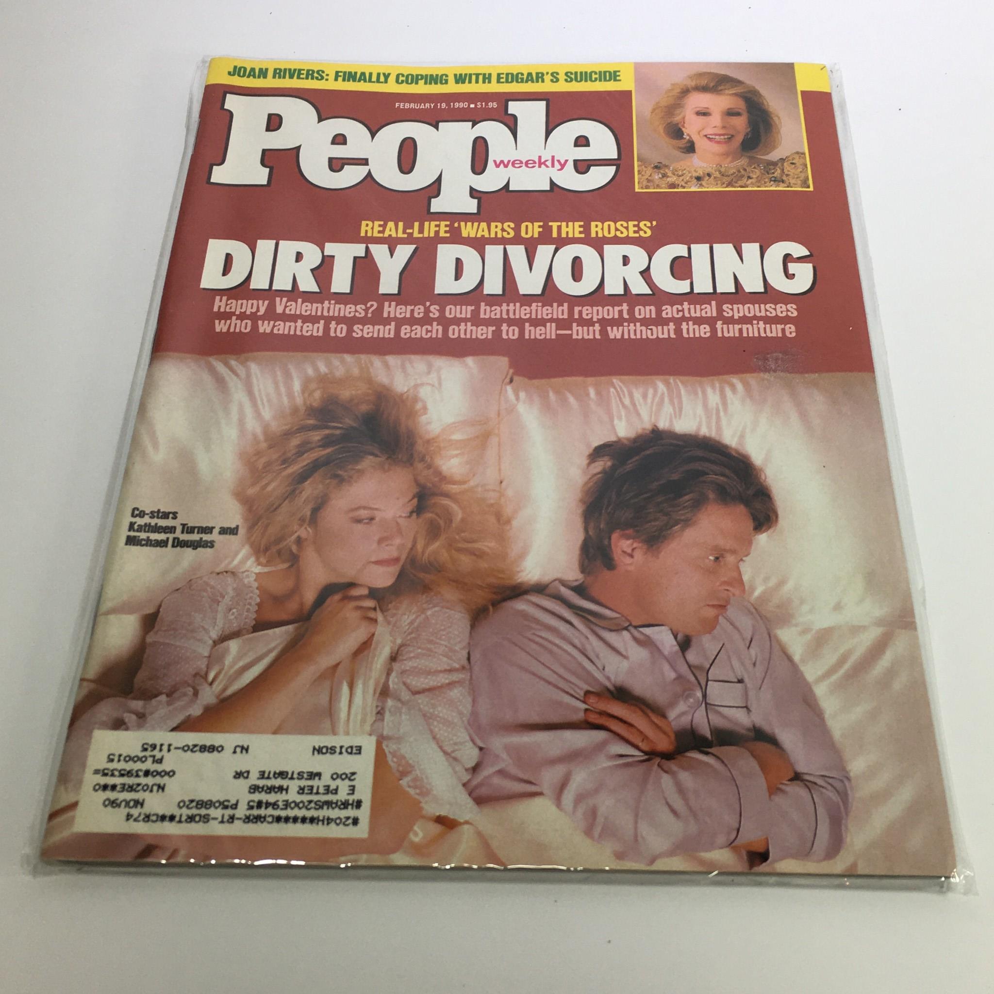 People Magazine February 19 1990 Real-Life Wars of the Roses & Dirty Divorcing