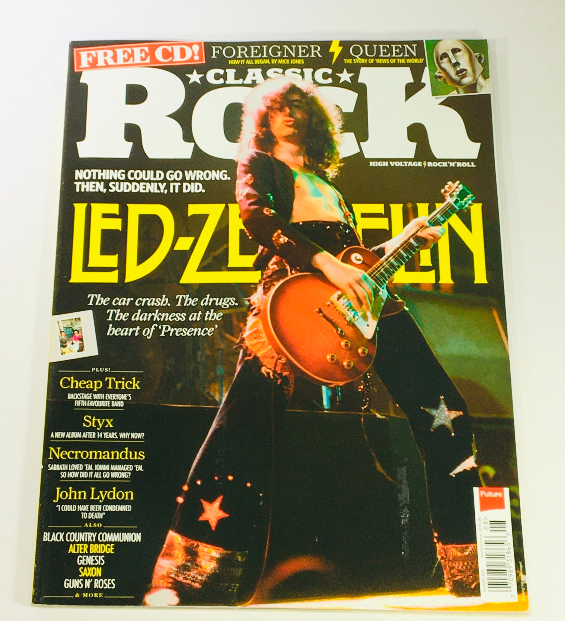 Classic Rock Magazine August 2017 #239 Led Zeppelin, Freddie Mercury UK Import