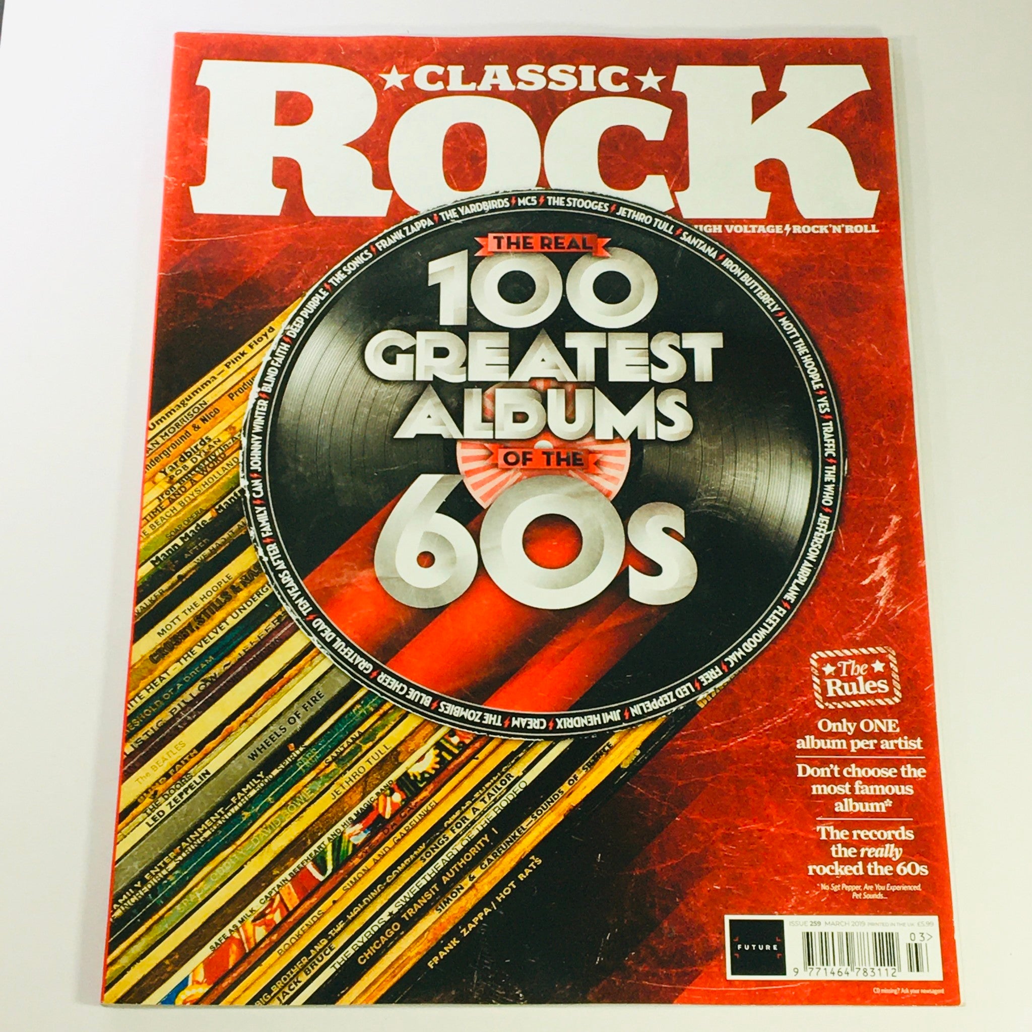 Classic Rock Magazine March 2019 #259 Mott The Hoople, John Mayall UK Import