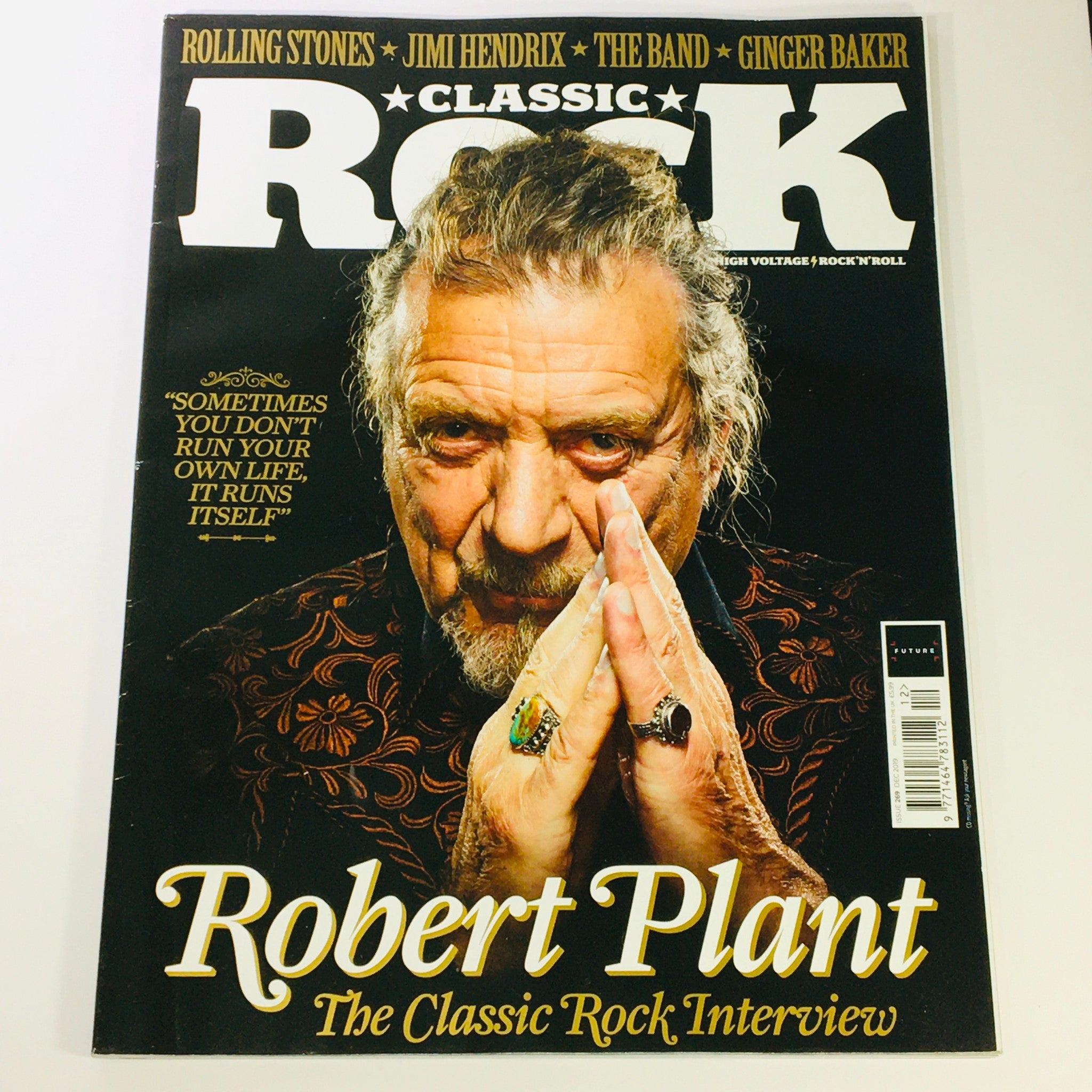 Classic Rock Magazine December 2019 #269 Robert Plant, Rolling Stones UK Import