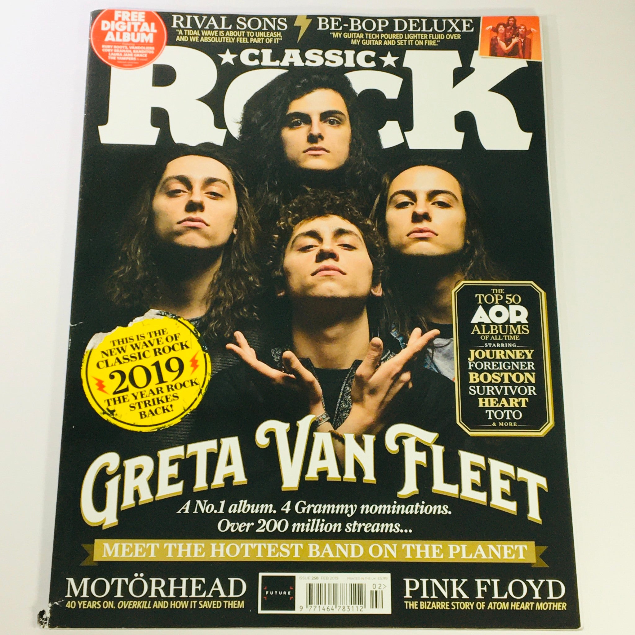 Classic Rock Magazine February 2019 #258 Greta Van Fleet, Rival Sons UK Import