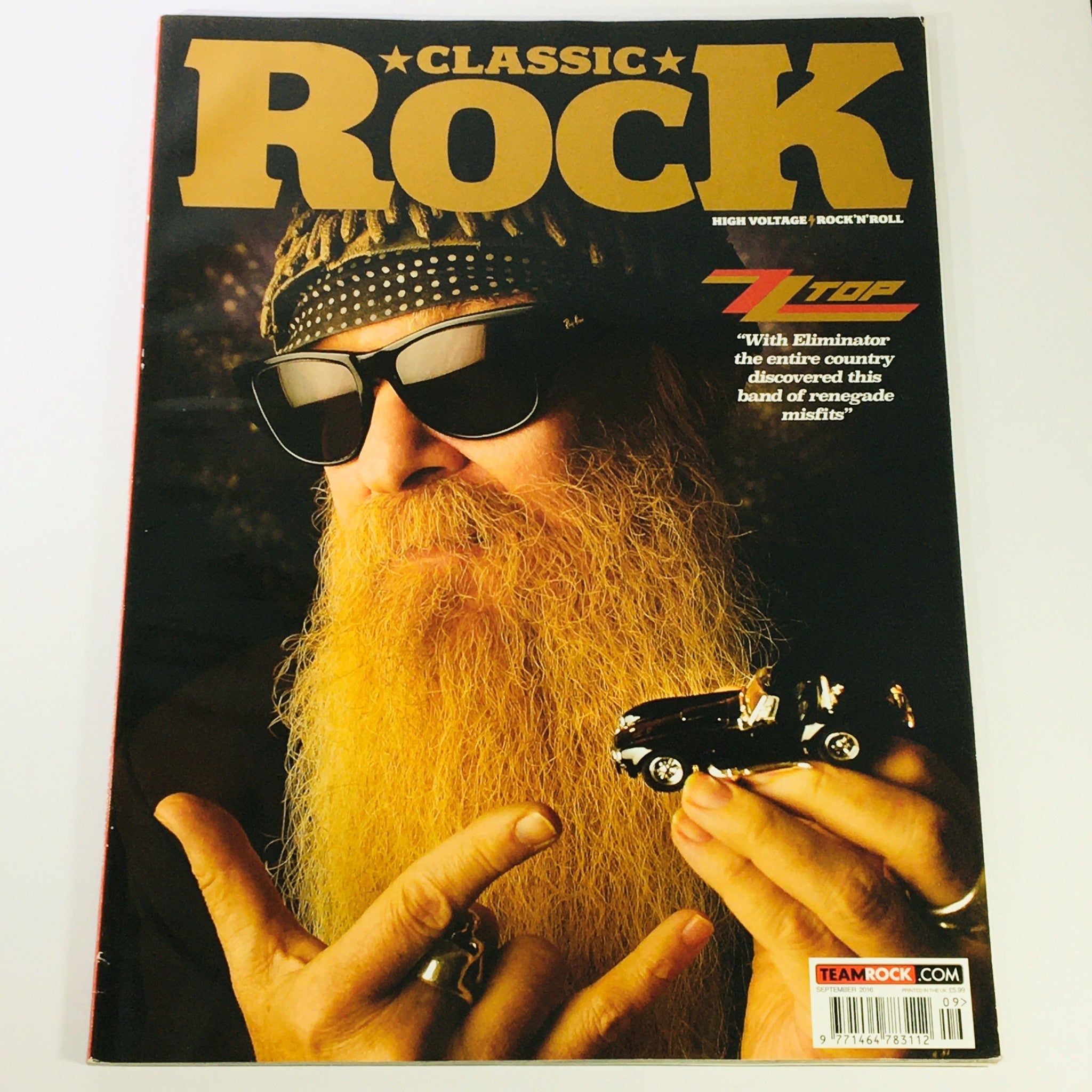 Classic Rock Magazine September 2016 #227 ZZ Top, Steven Tyler, UK Import