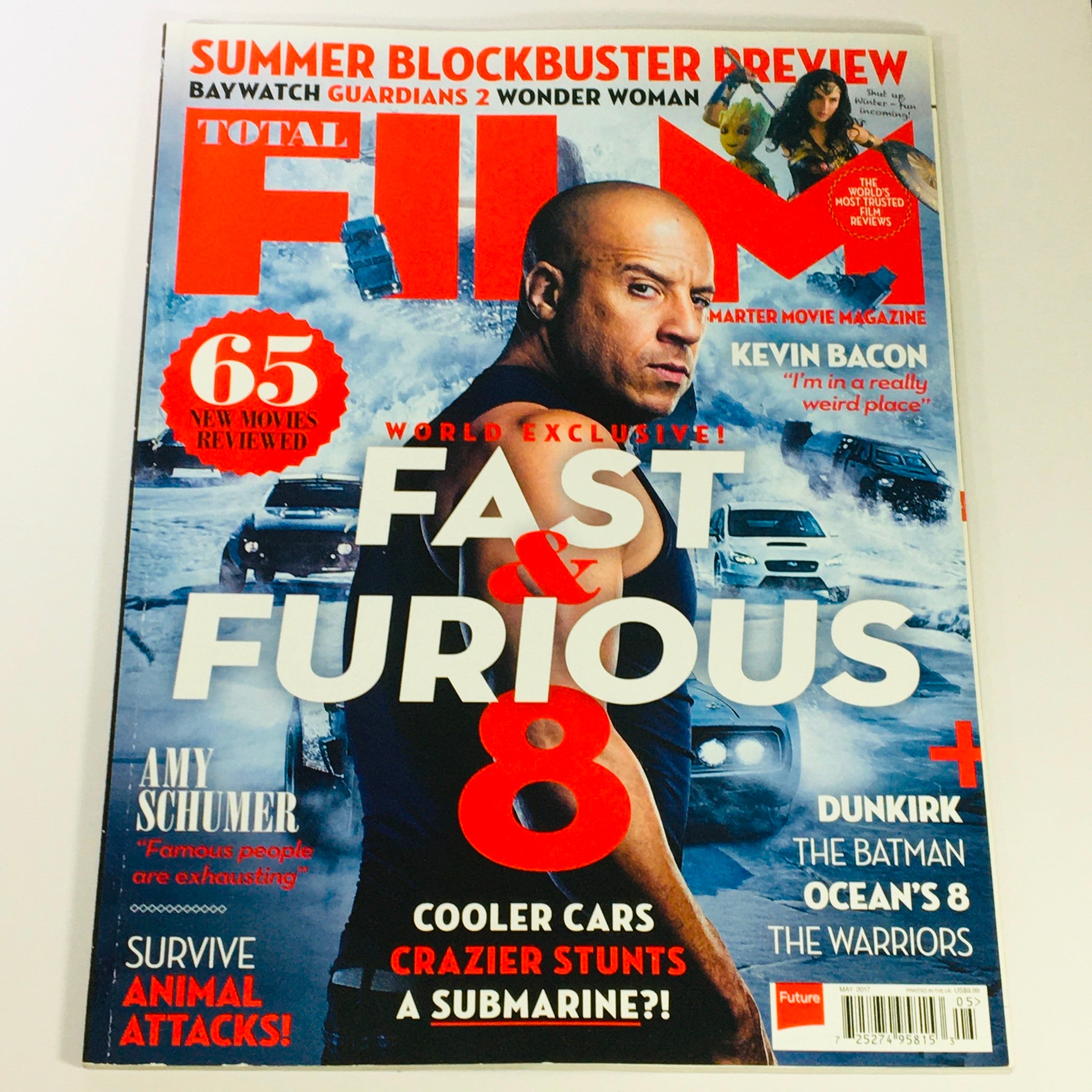 Total Film Magazine May 2017 #257 Vin Diesel, Gal Gatot, Amy Schumer UK Import