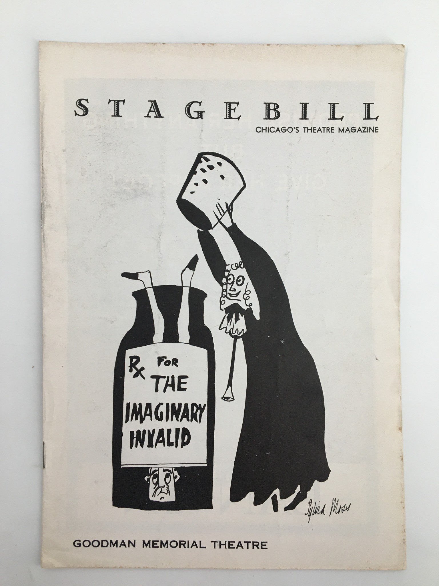 1959 Stagebill The Goodman Theatre Murray Matheson in The Imaginary Invalid