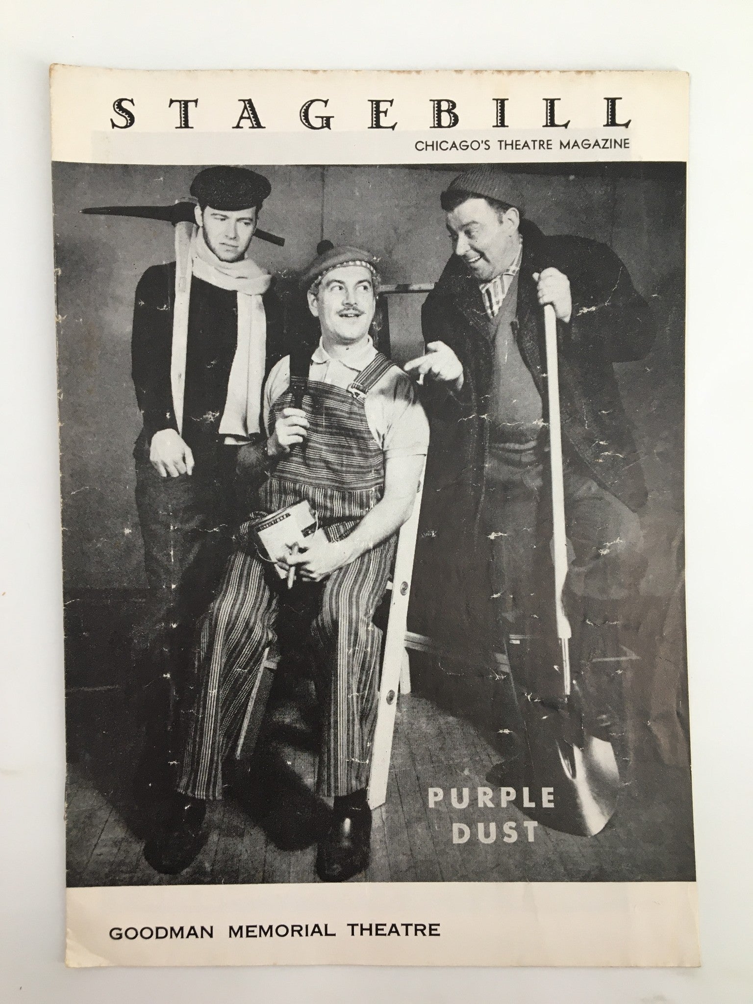 1959 Stagebill The Goodman Theatre Purple Dust A Wayward Comedy by Sean O'Casey