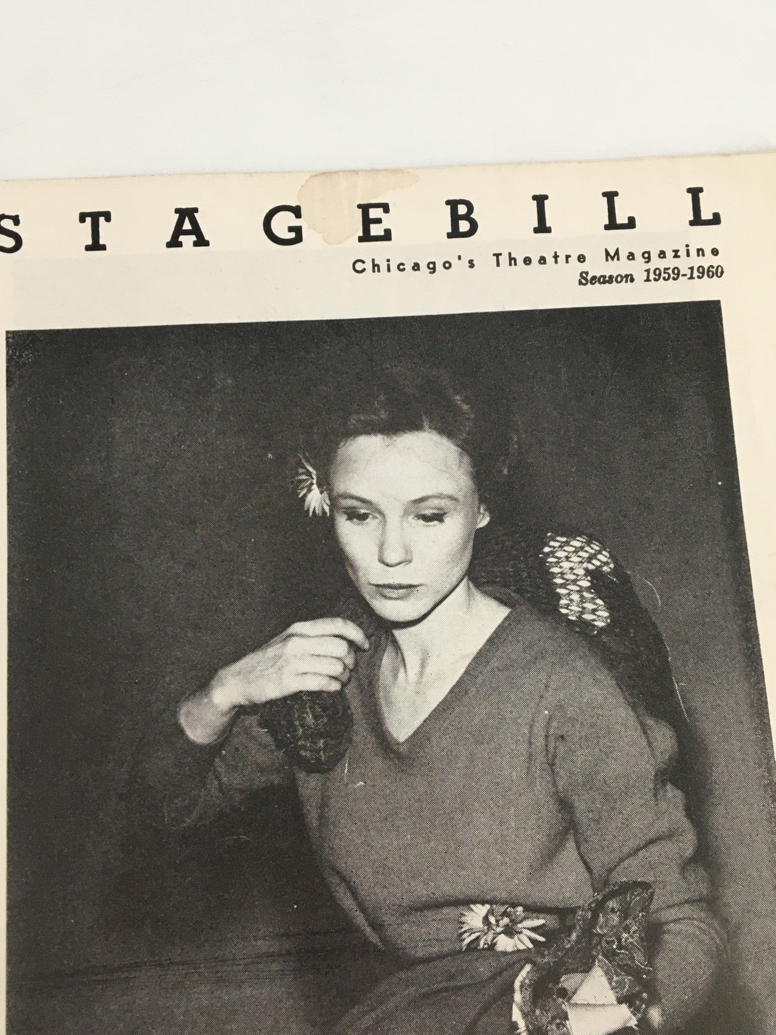 1960 Stagebill Goodman Memorial Thtr Frances Hyland in The Good Woman of Setzuan