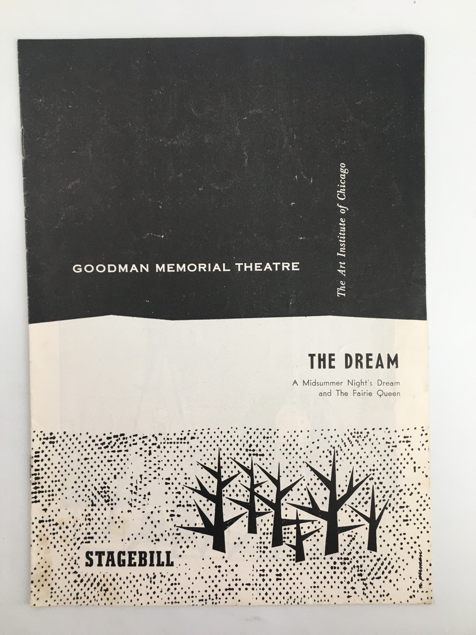 1958 Stagebill Goodman Memorial Thtr Kenneth Johnson, Etta Buro in The Dream