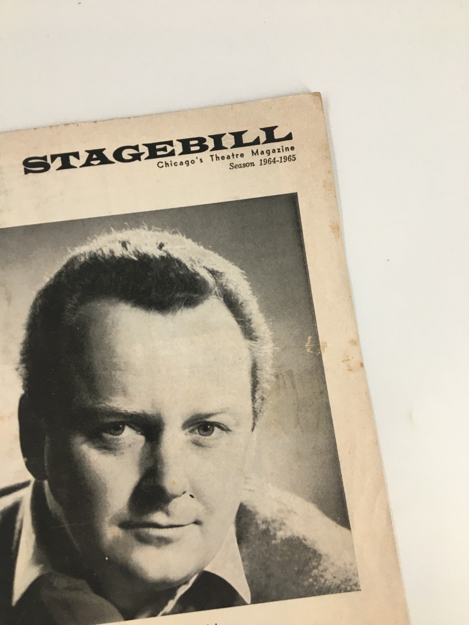 1965 Stagebill Goodman Memorial Theatre Douglas Rain in Rashomon