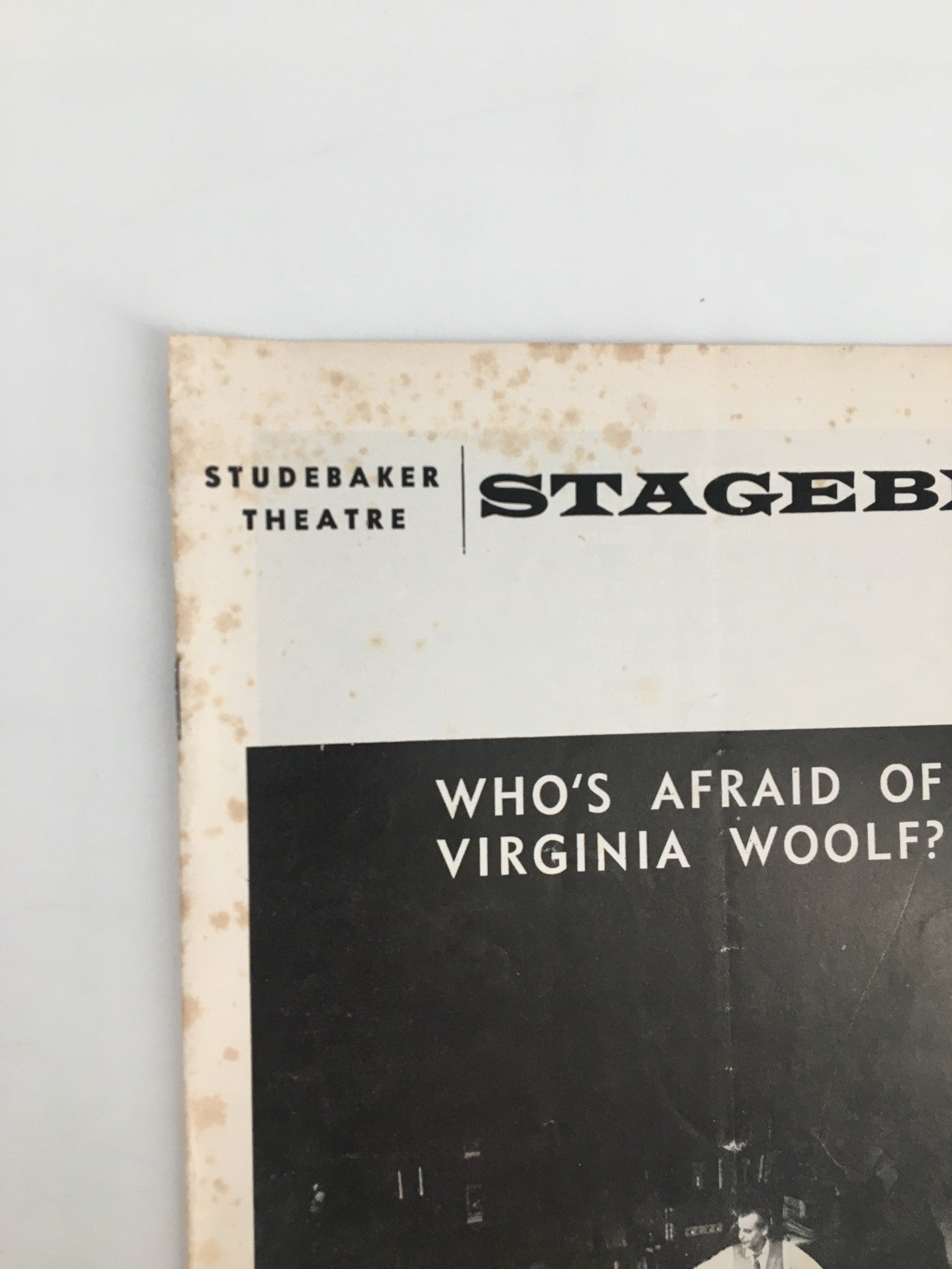 1964 Stagebill Studebaker Theatre Nancy Kelly in Who's Afraid of Virginia Woolf?